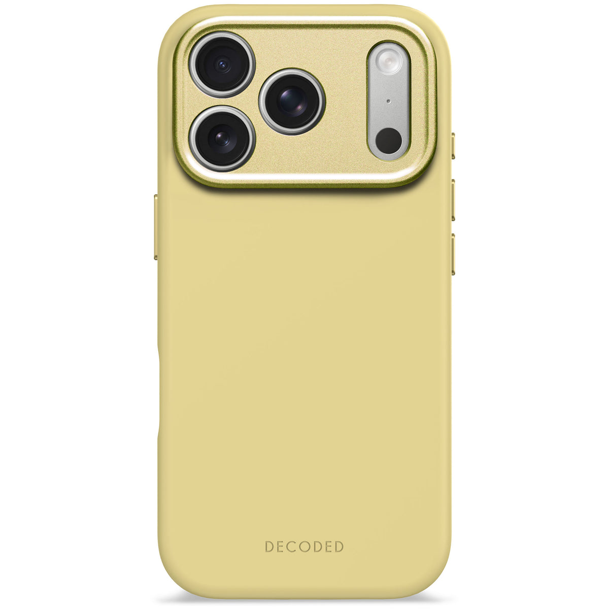 AntiMicrobial Silicone Case iPhone 17 Pro - Yuma Yellow - DECODED