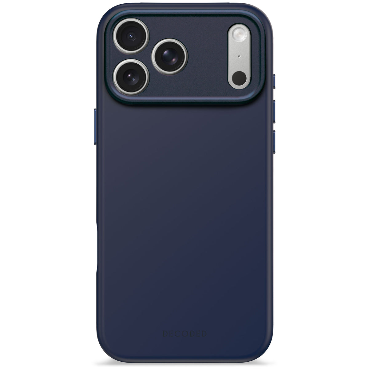AntiMicrobial Silicone Case iPhone 17 Pro Max - True Navy - DECODED –  Decoded