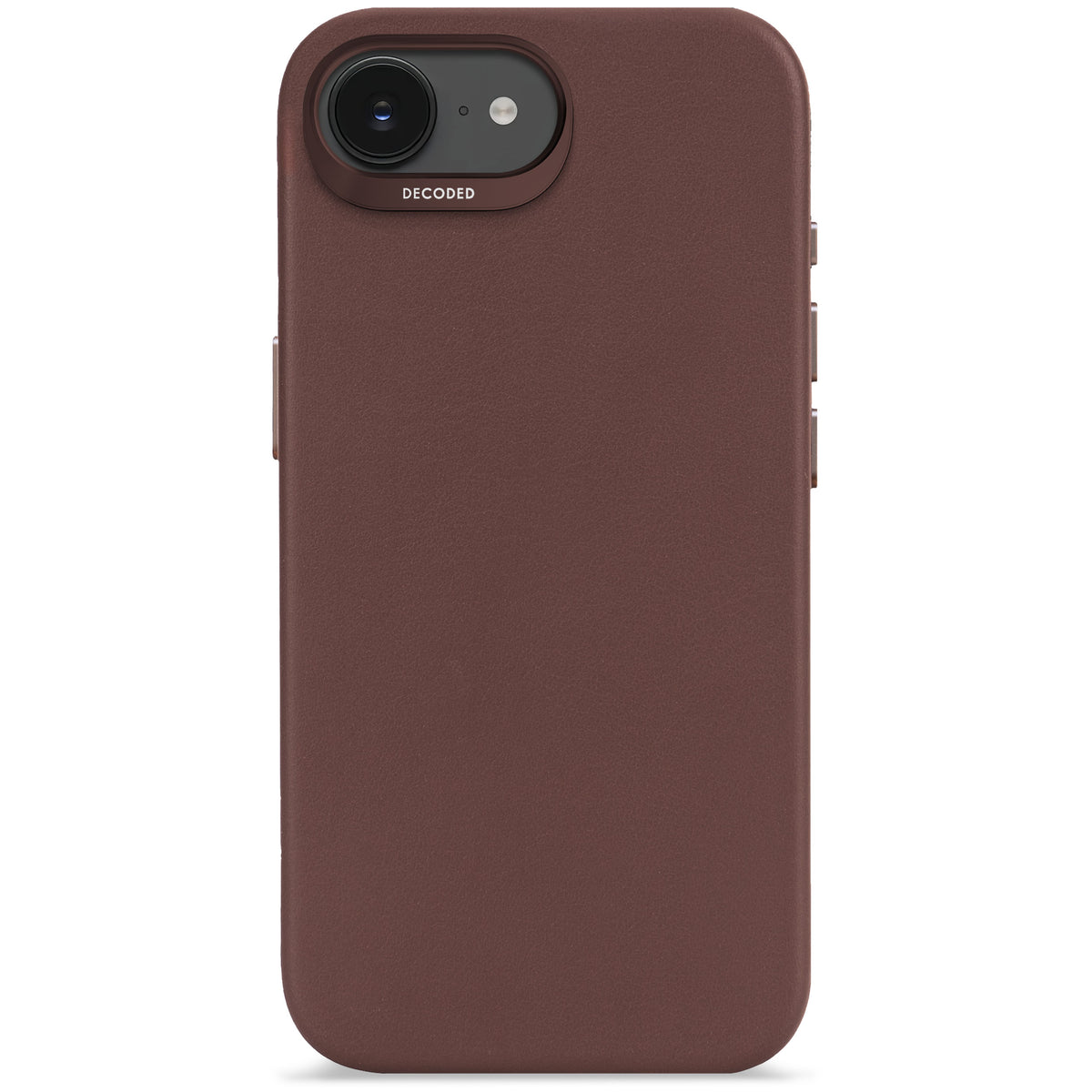iPhone 16e cocoa Leather Case | Chocolate Brown | iPhone 16e | D25IPOSEB6CN