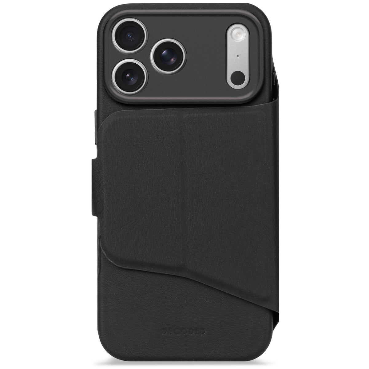Textured Silicone Detachable Wallet | Phantom Black | iPhone 17