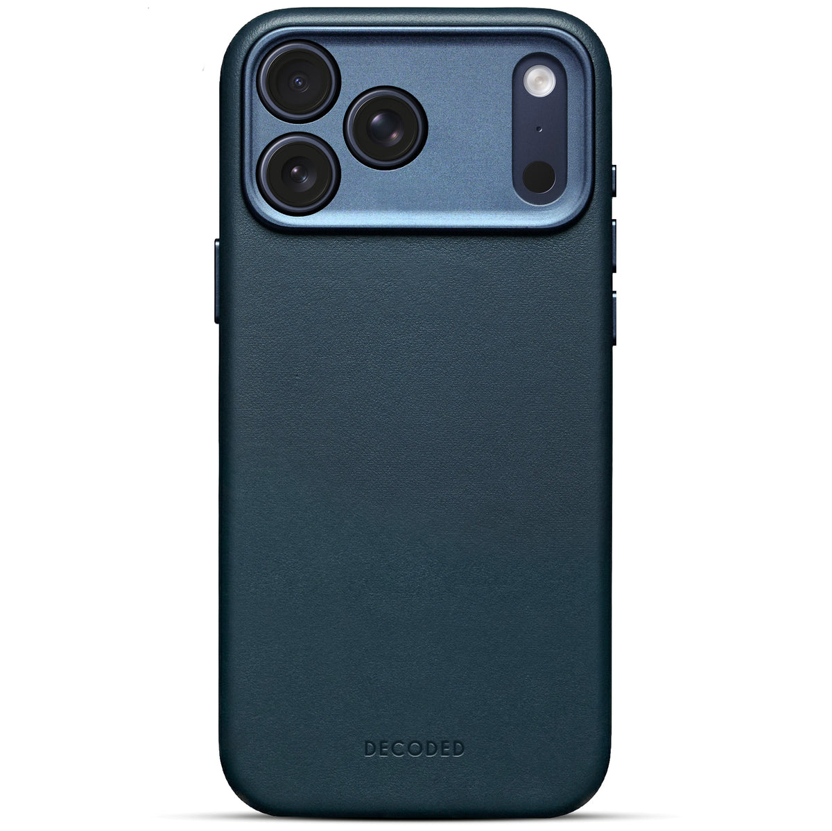 Leather Case iPhone 17 Pro Max - Navy Shadow - DECODED – Decoded