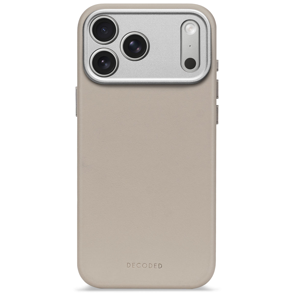 Leather Case iPhone 17 Pro Max - Solid Clay - DECODED – Decoded