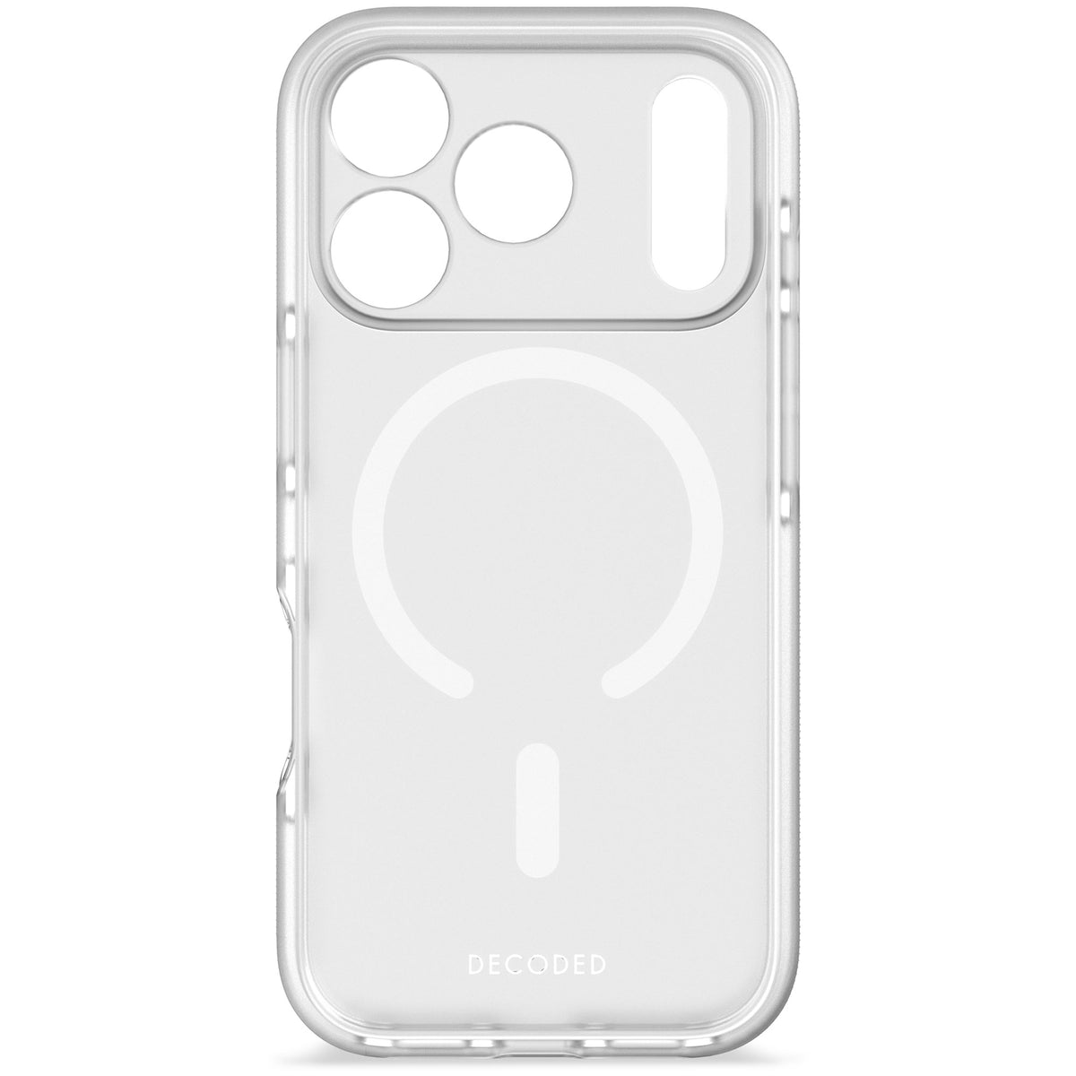 DropTec Clear Case iPhone 17 Pro Max - White Transparant - DECODED Decoded DropTec Clear Case iPhone 17 Pro Max - White Transparant - DECODED Decoded