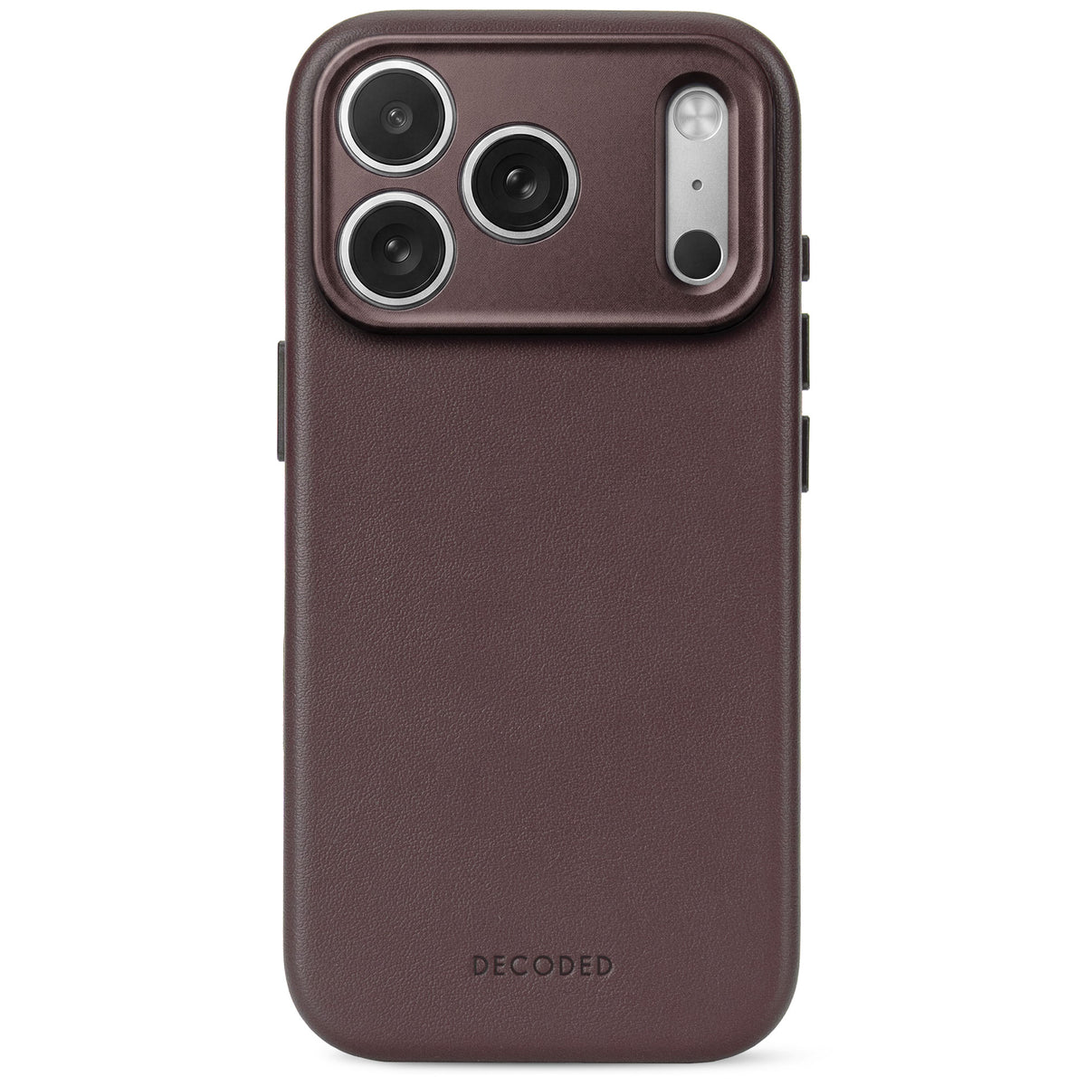 Leather Case iPhone 18 Pro | Chocolate Brown | DECODED – Decoded