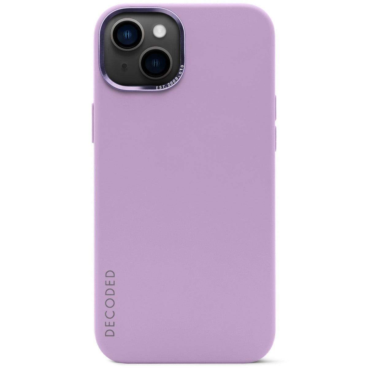AntiMicrobial Silicone Back Case iPhone 14 - Lavender Purple