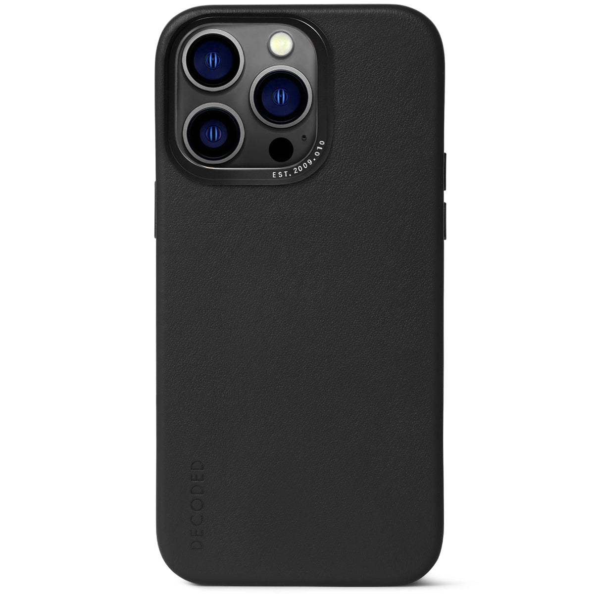 Leather Back Case iPhone 14 Pro - Black - DECODED – Decoded