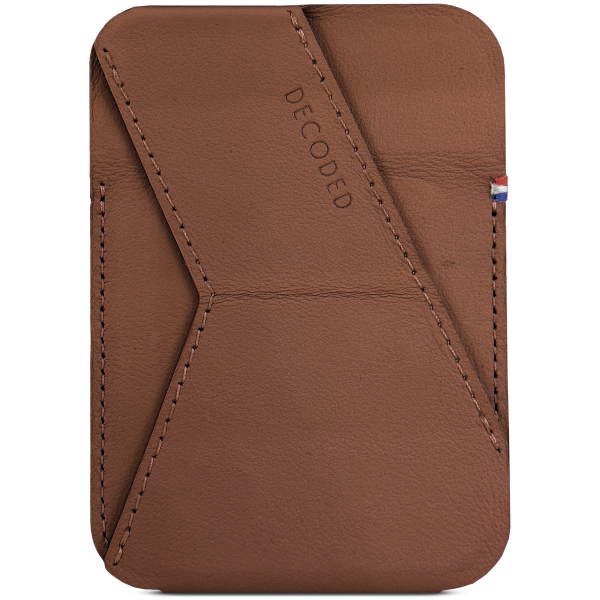 Leather MagSafe Wallet Stand | Tan | DA23MCS1TN Decoded Leather MagSafe Wallet Stand | Tan | DA23MCS1TN Decoded