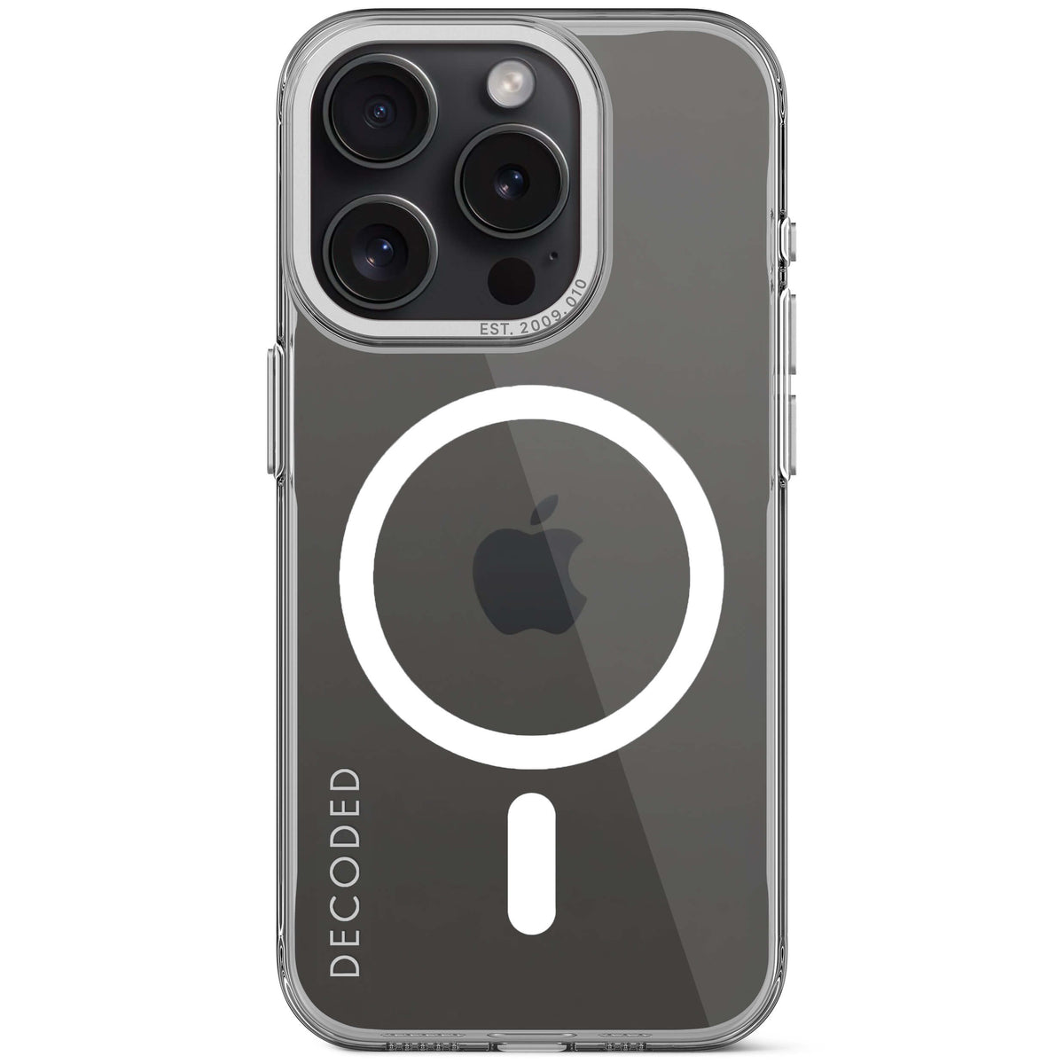 Recycled Plastic Clear Case iPhone 15 Pro - Transparant - DECODED