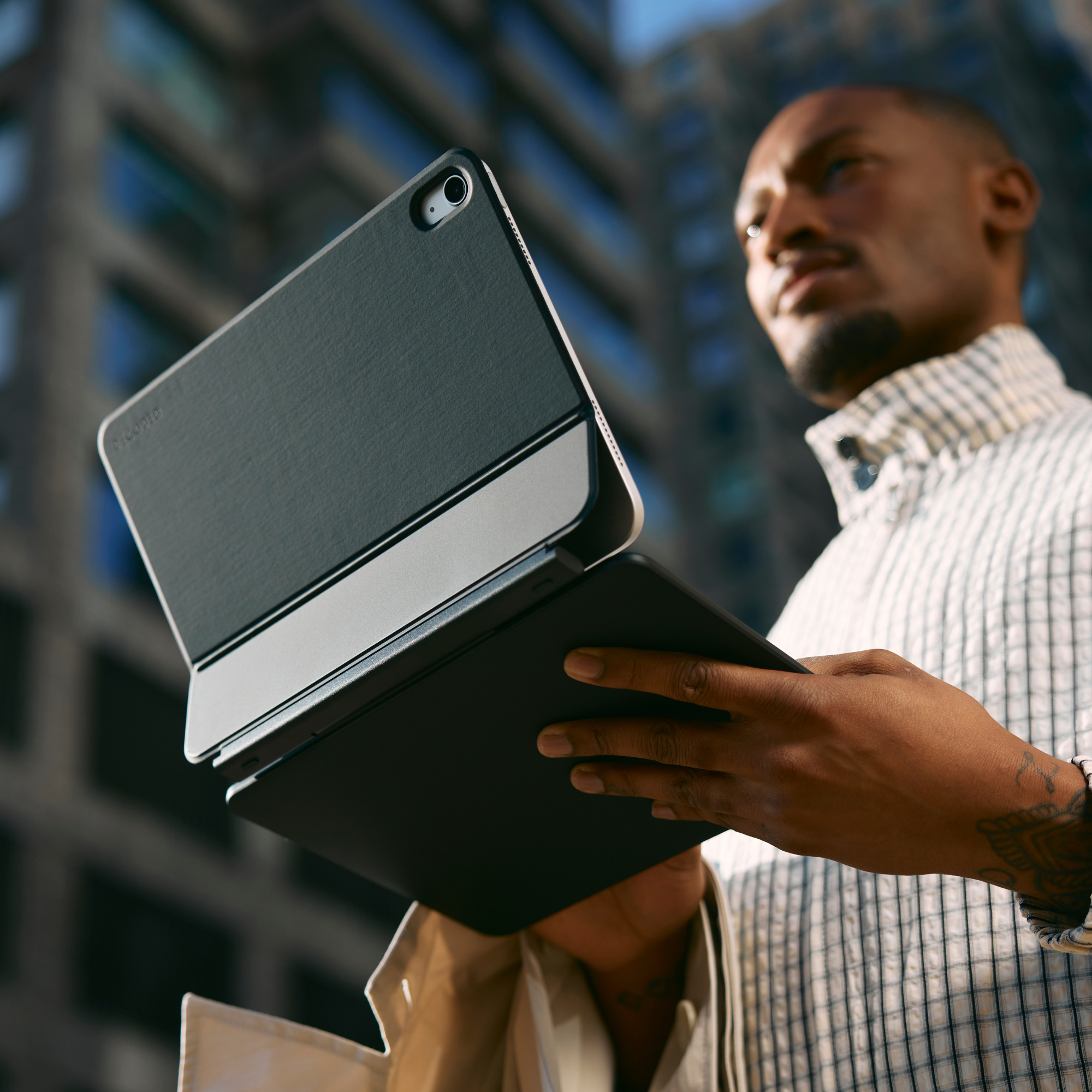 iPad Keyboard Case with Trackpad | Yuma Yellow | DECODED – Decoded