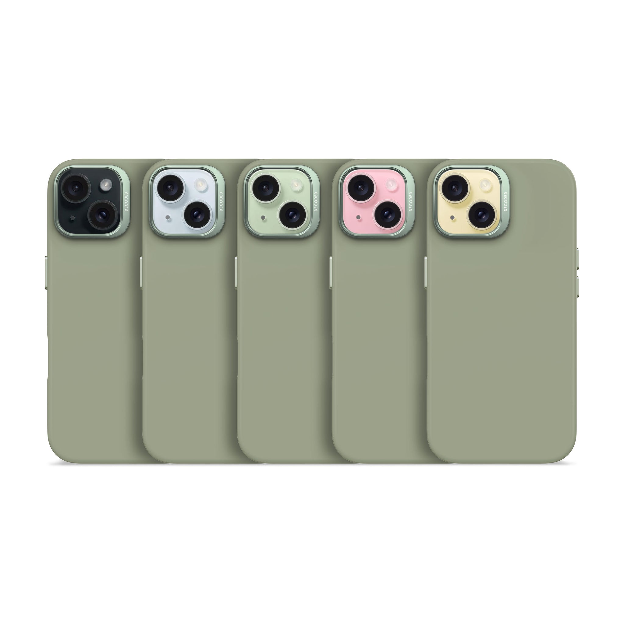 AntiMicrobial Silicone Case | Jade Green | iPhone 15