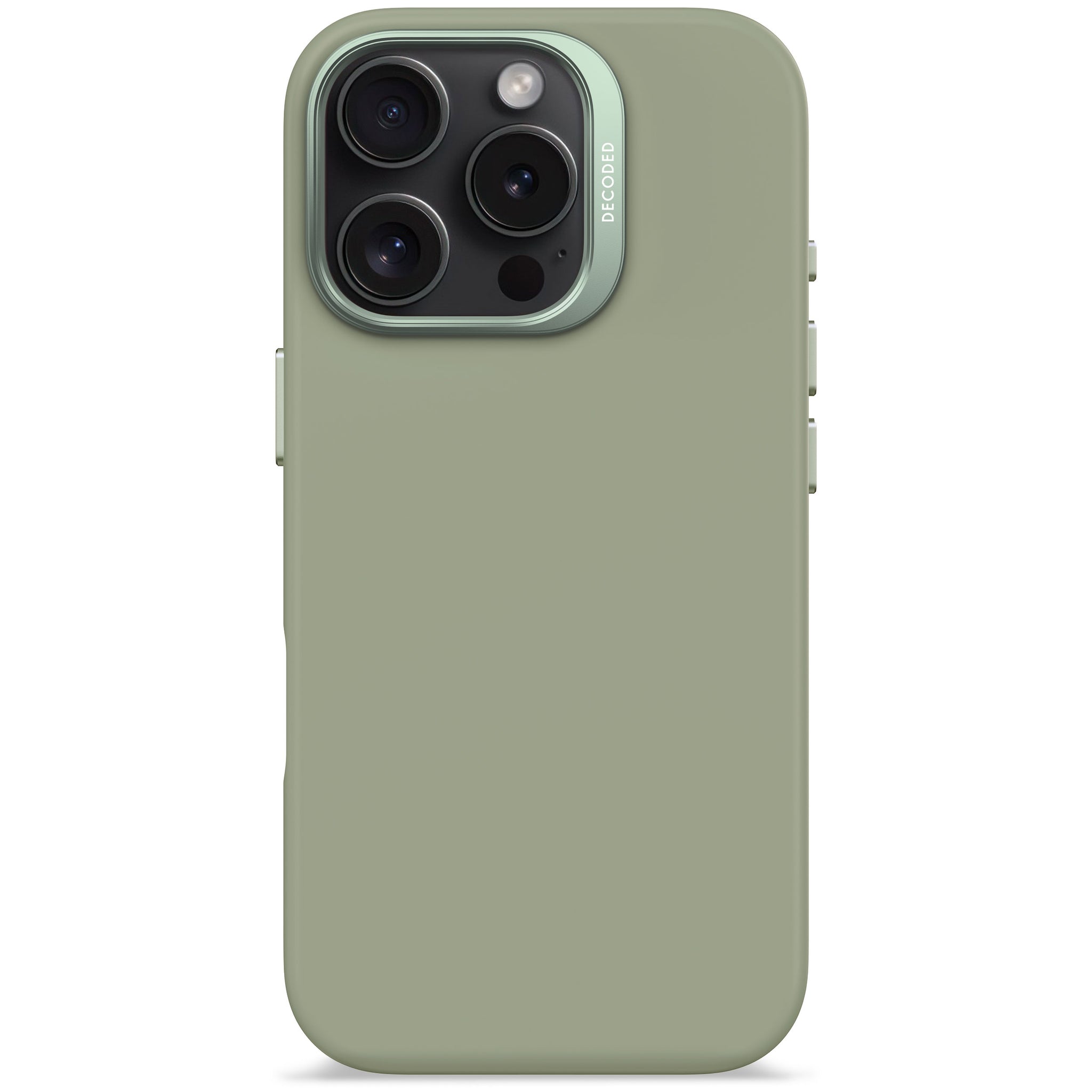 AntiMicrobial Silicone Case | Jade Green | iPhone 15 Pro