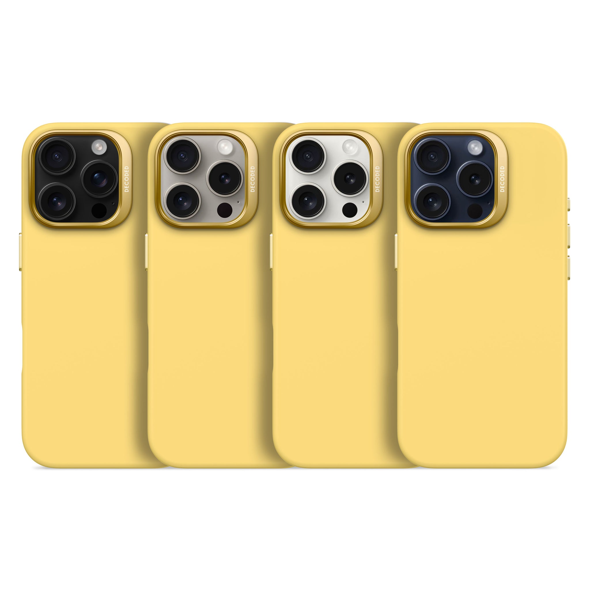 AntiMicrobial Silicone Case | Popcorn Yellow | iPhone 15 Pro