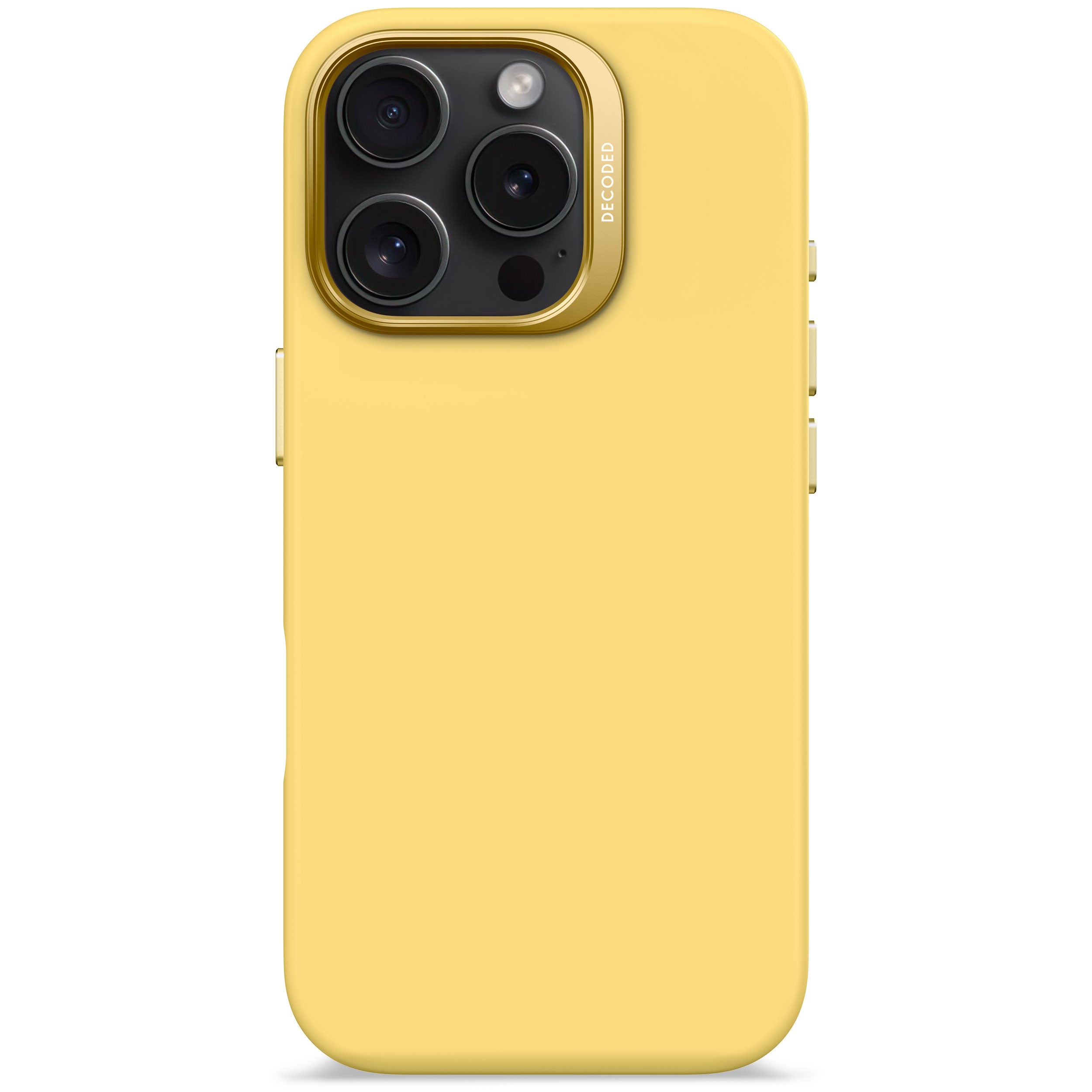 AntiMicrobial Silicone Case | Popcorn Yellow | iPhone 15 Pro