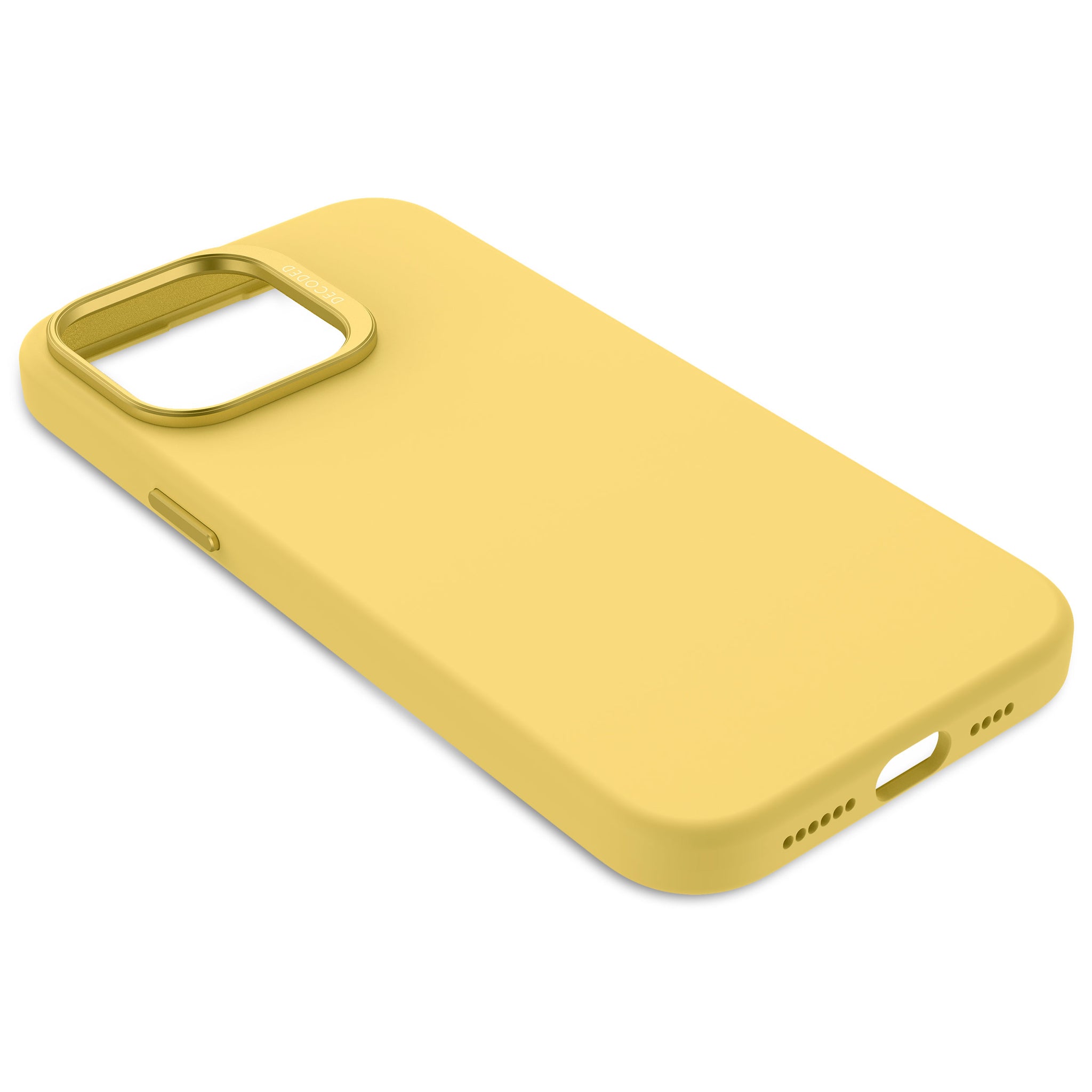 AntiMicrobial Silicone Case | Popcorn Yellow | iPhone 15 Pro Max