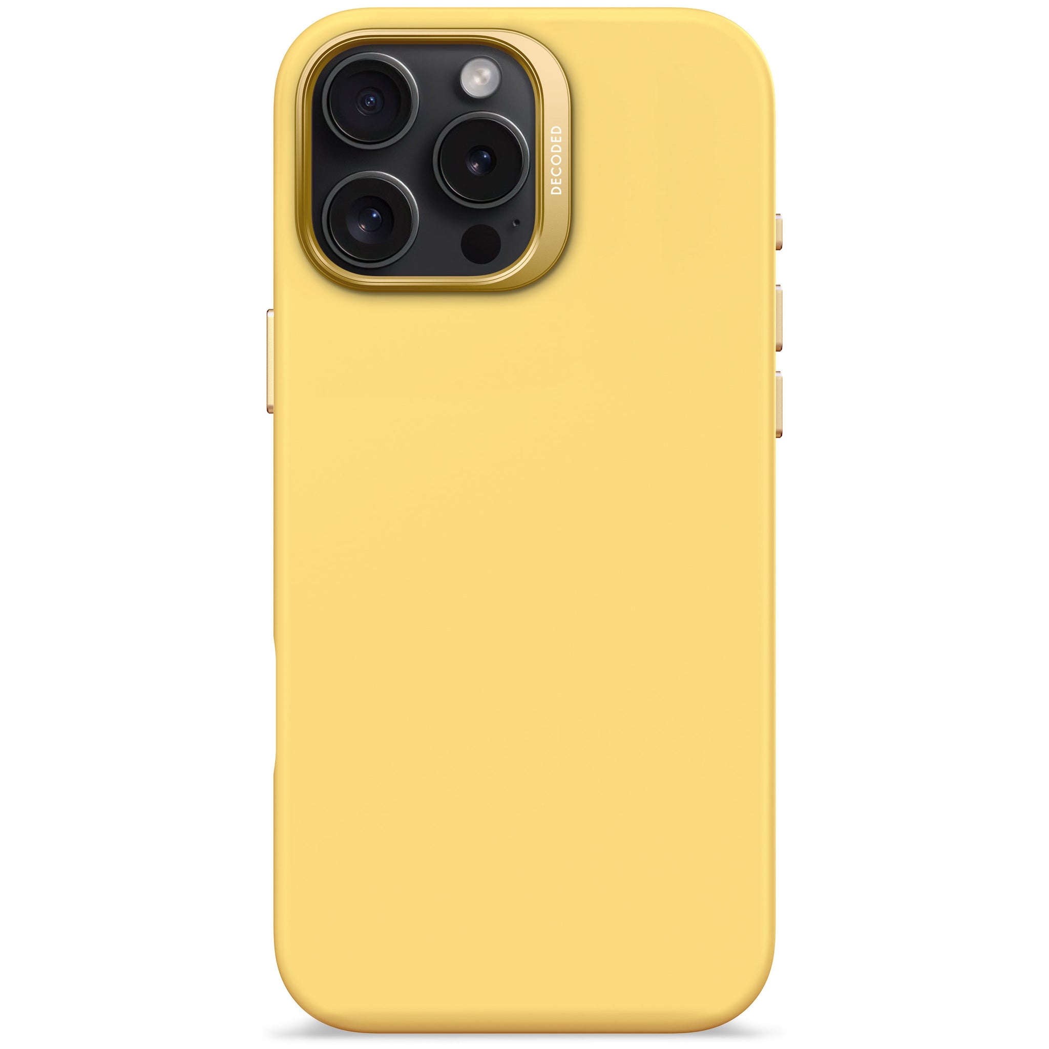 AntiMicrobial Silicone Case | Popcorn Yellow | iPhone 15 Pro Max