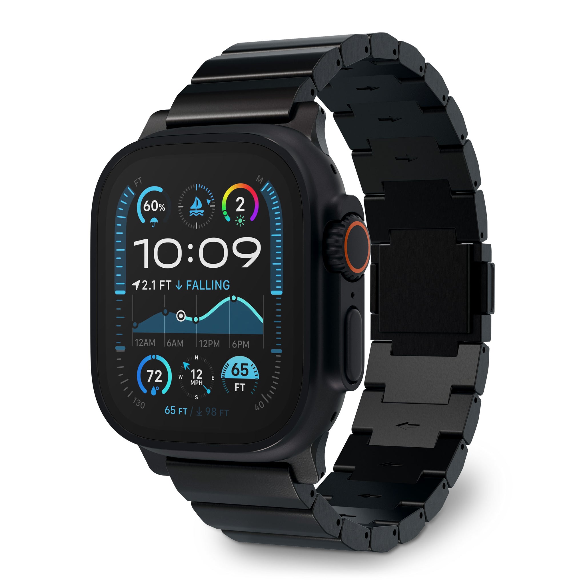 Black Titanium Watch Band for Apple Watch | DECODED – Decoded