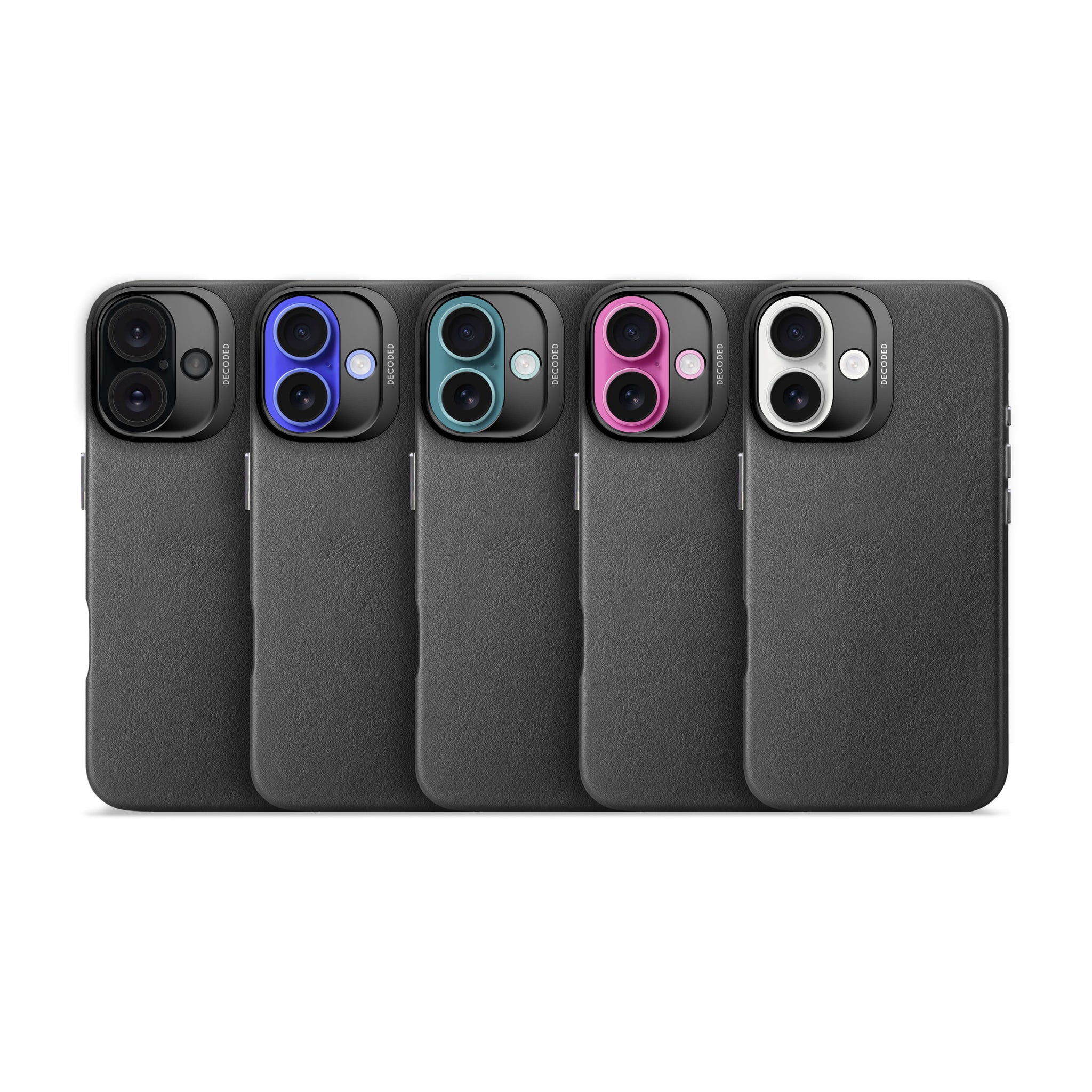 Leather Case iPhone 16 - Black - DECODED – Decoded | Canada