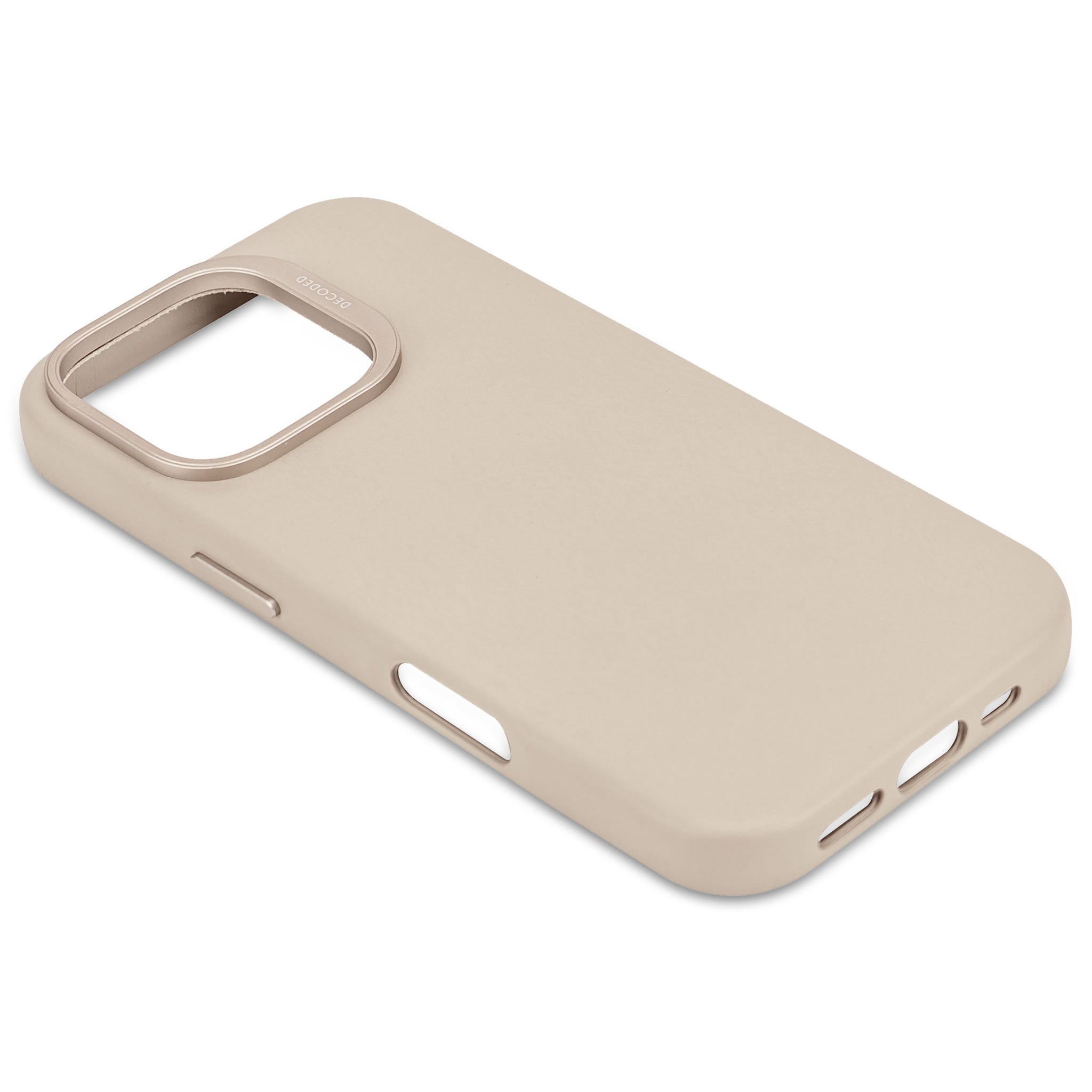 Leather Case iPhone 16 Pro - Clay Beige - DECODED – Decoded