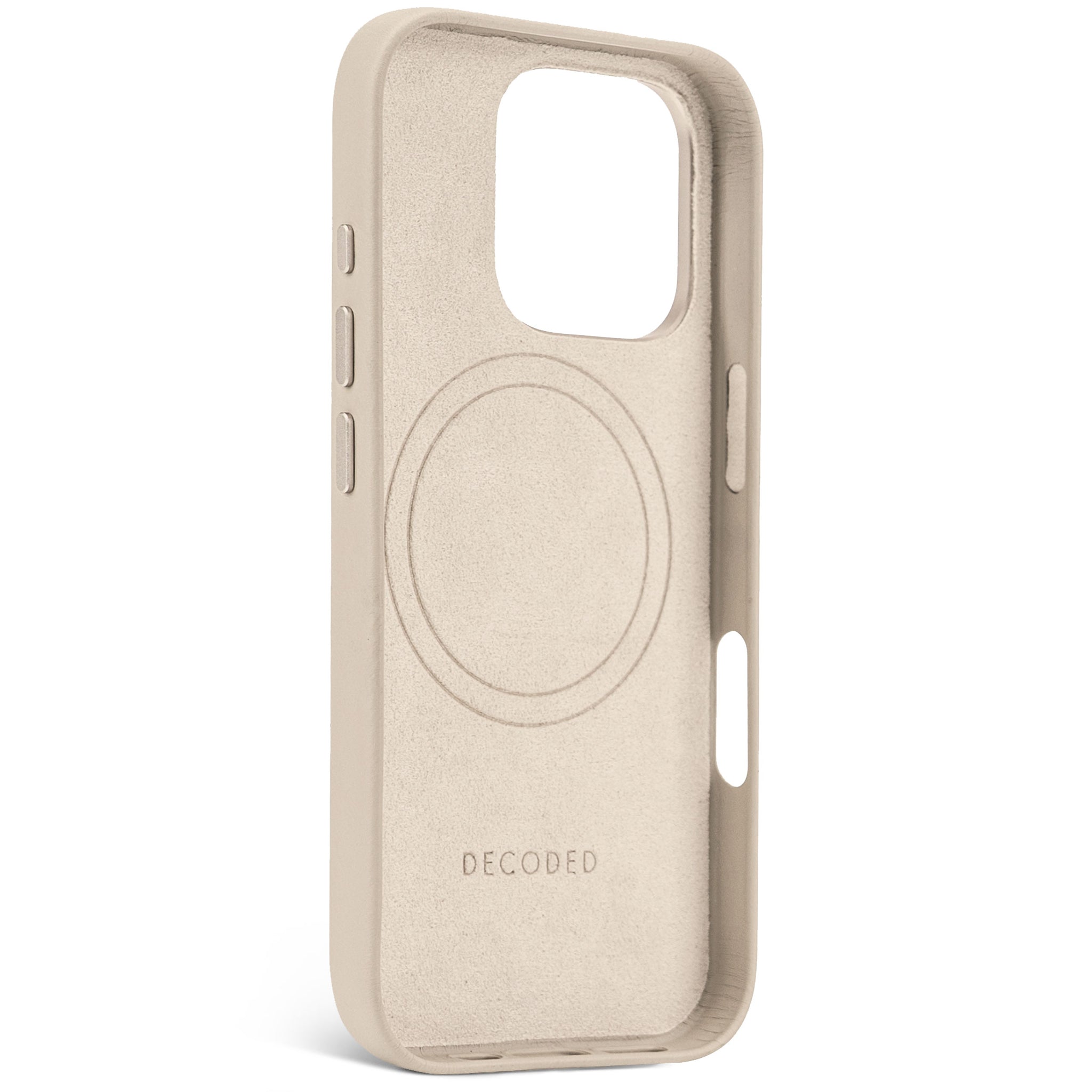 Leather Case iPhone 16 Pro - Clay Beige - DECODED – Decoded