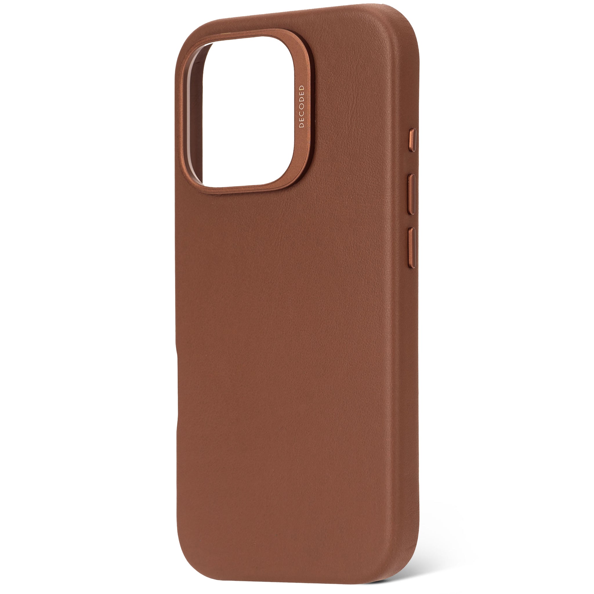 Leather Case iPhone 16 Pro - Tan Brown - DECODED – Decoded
