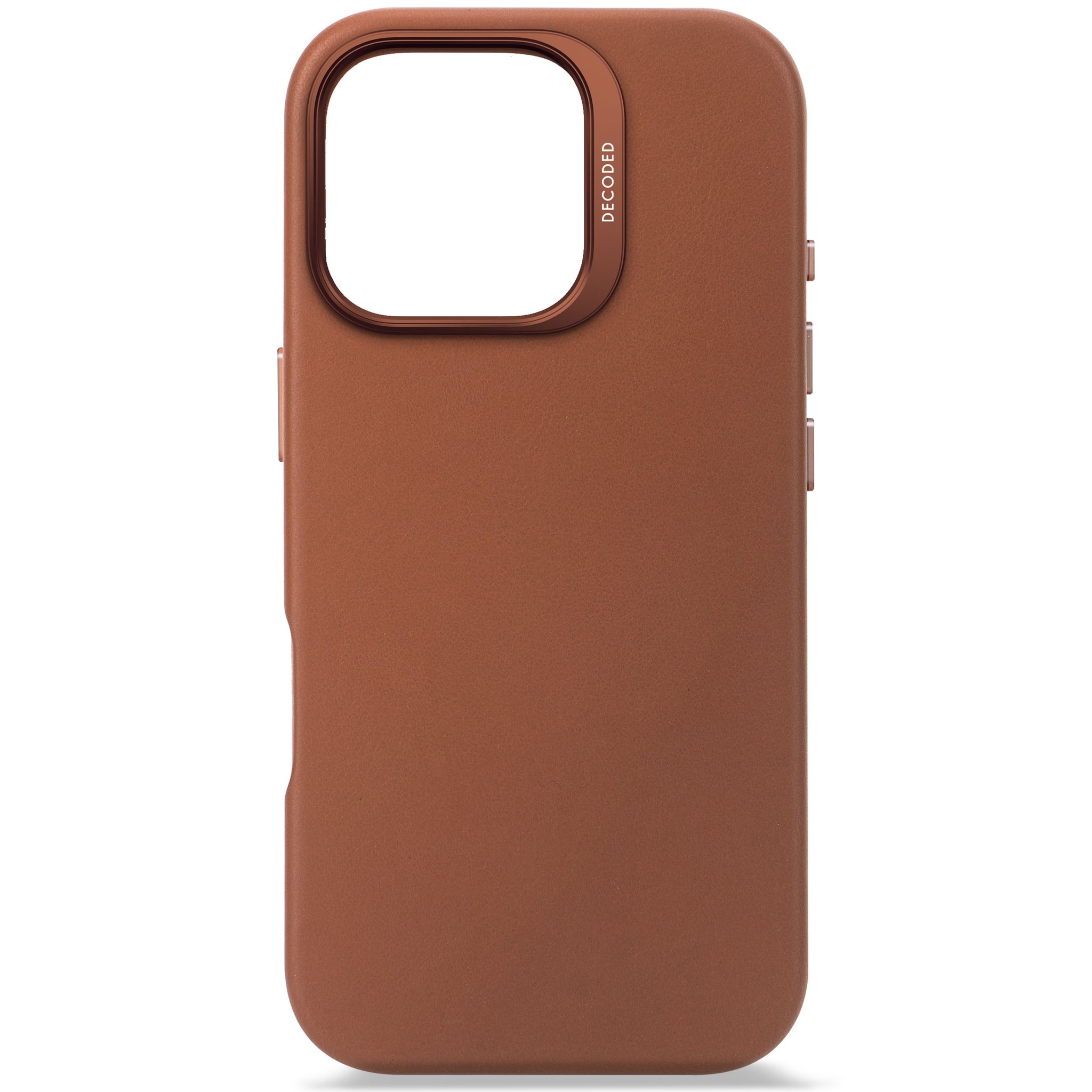 Leather Case iPhone 16 Pro - Tan Brown - DECODED – Decoded