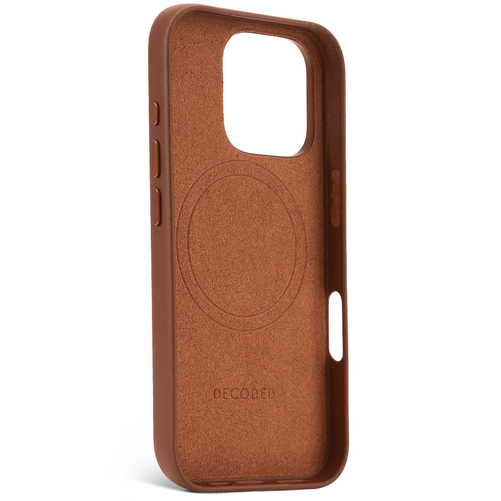 Leather Case iPhone 16 Pro - Tan Brown - DECODED – Decoded