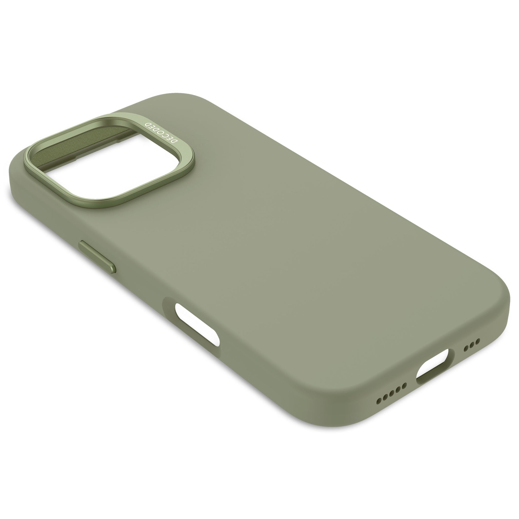 AntiMicrobial Silicone Case iPhone 16 Pro - Jade Green - DECODED