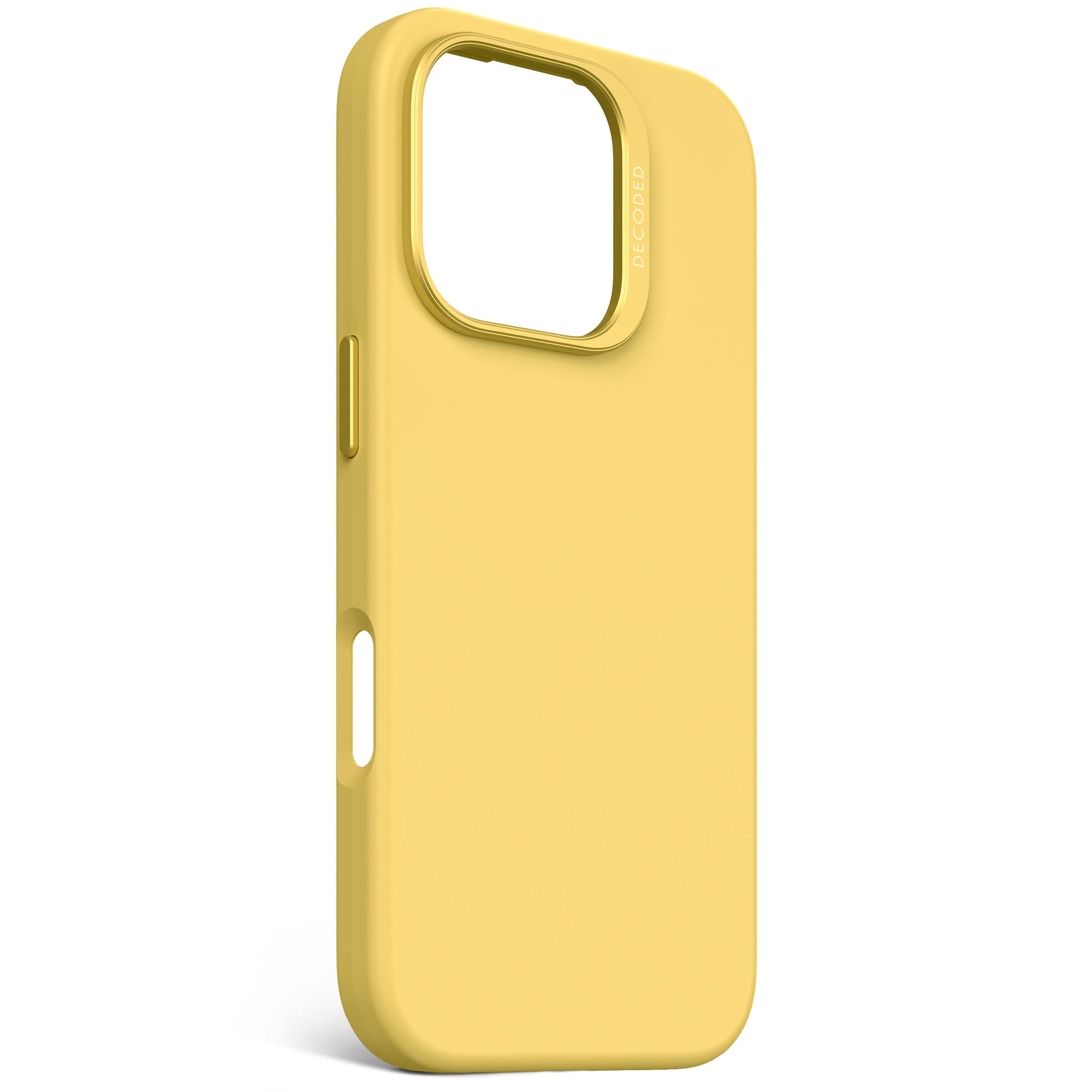 AntiMicrobial Silicone Case iPhone 16 Pro - Popcorn Yellow