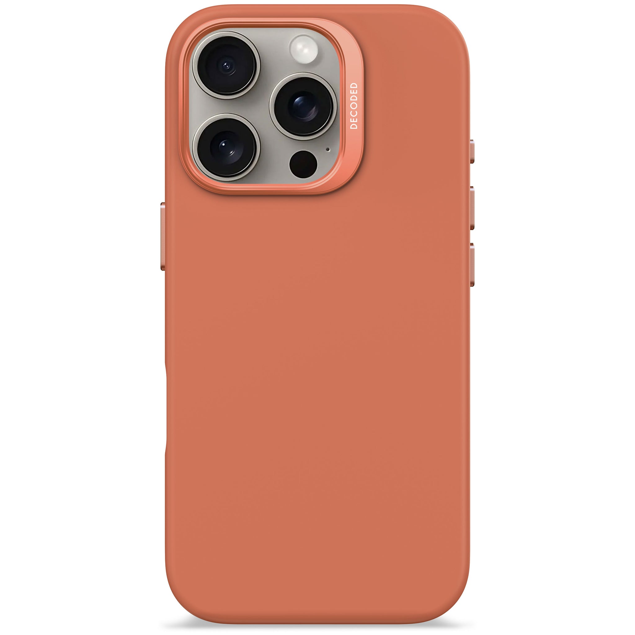 AntiMicrobial Silicone Case iPhone 16 Pro - Sand Stone Pink