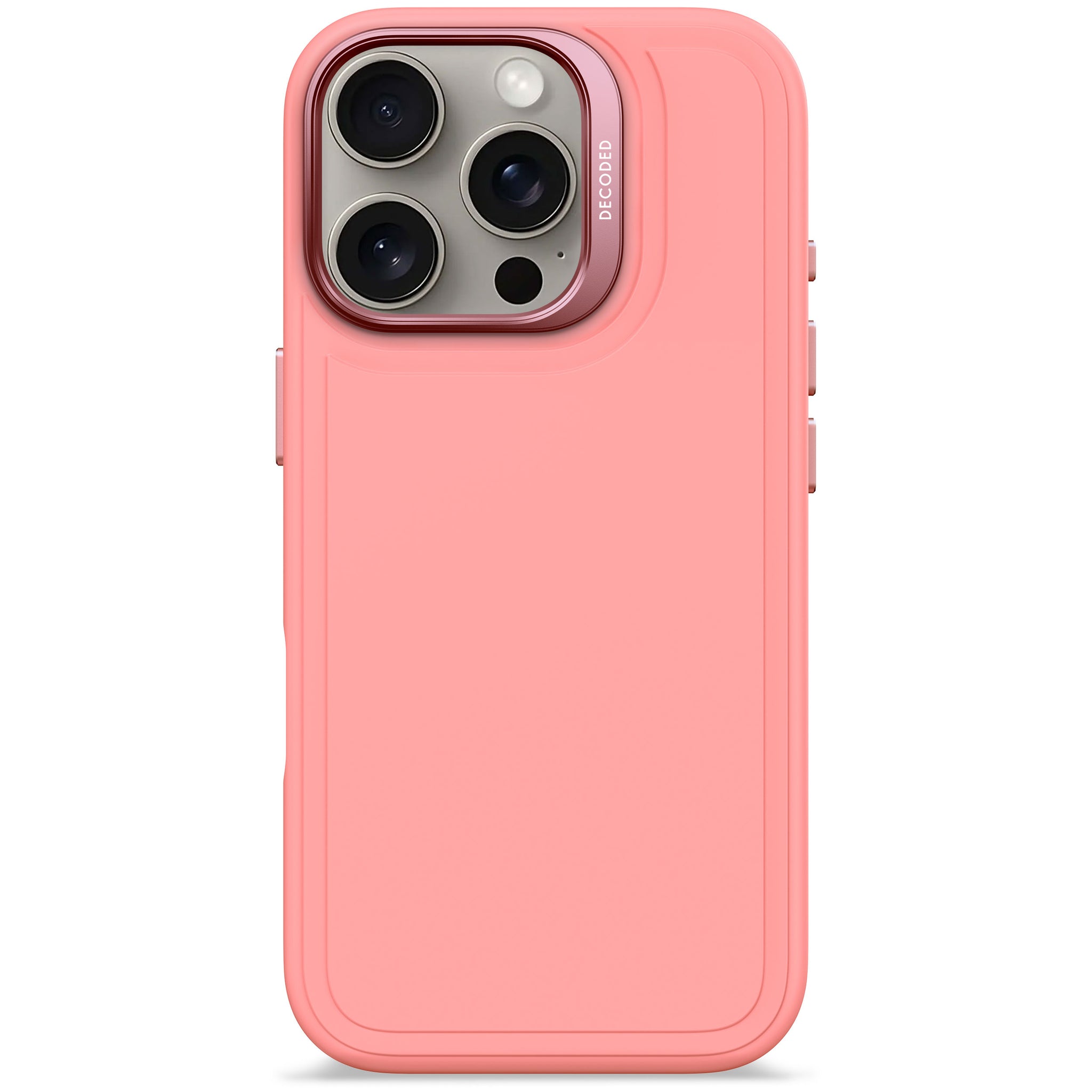 AntiMicrobial Silicone Stacks Case iPhone 16 Pro - Bubble Gum Pink
