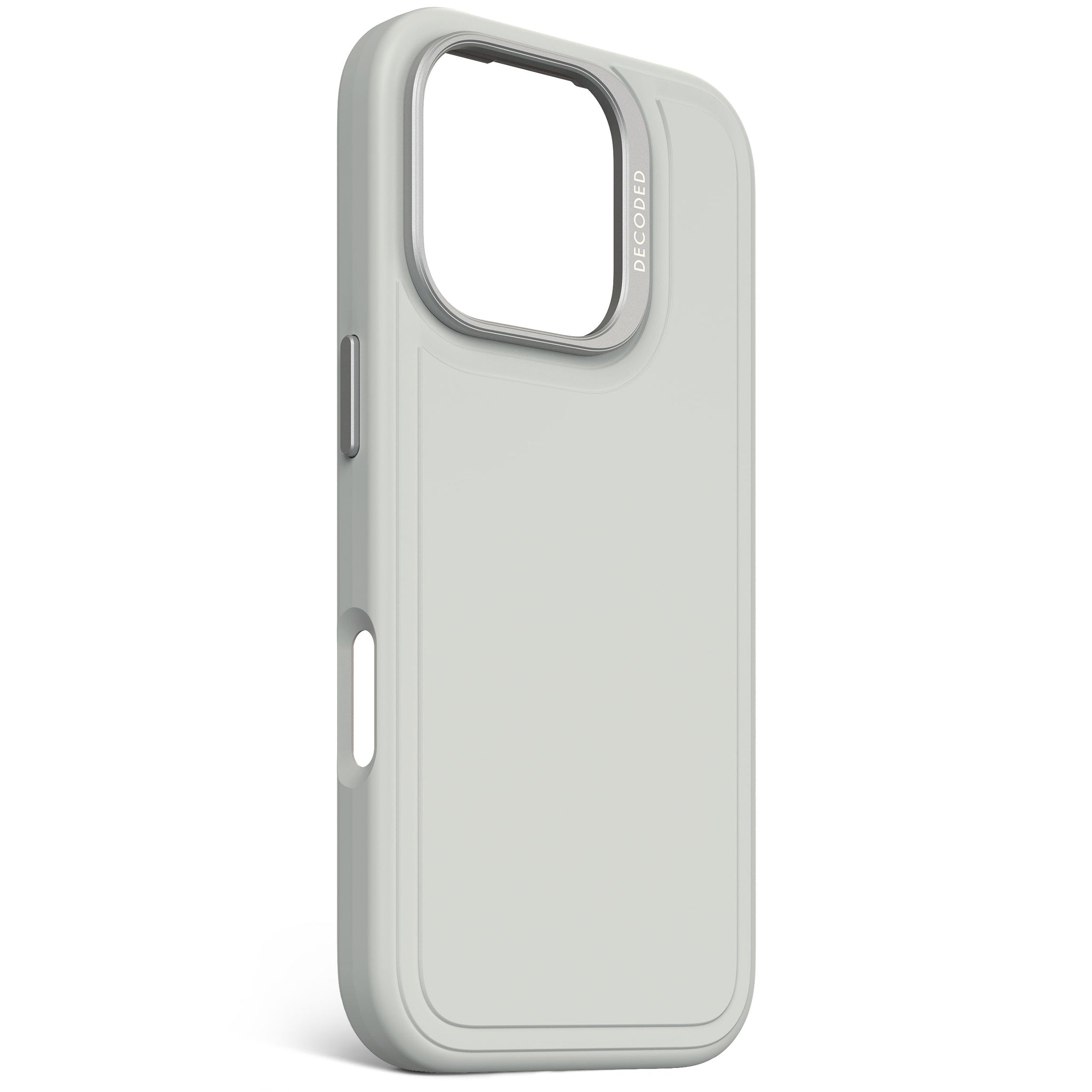 AntiMicrobial Silicone Stacks Case iPhone 16 Pro - Stone Grey