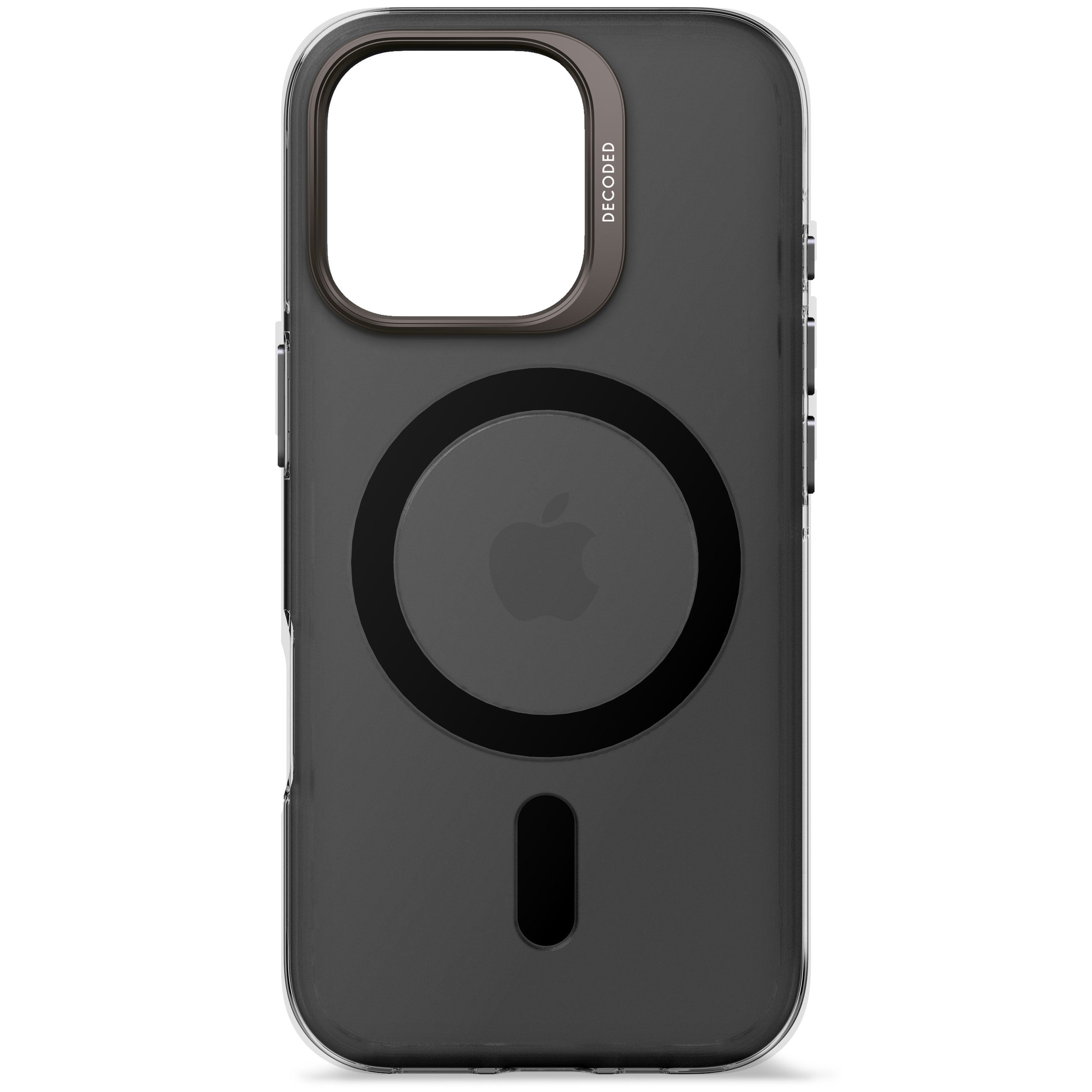 DECODED Recycled Plastic Transparent Clear Case | Frosted Black Transparent | iPhone 16 Pro DECODED Recycled Plastic Transparent Clear Case | Frosted Black Transparent | iPhone 16 Pro