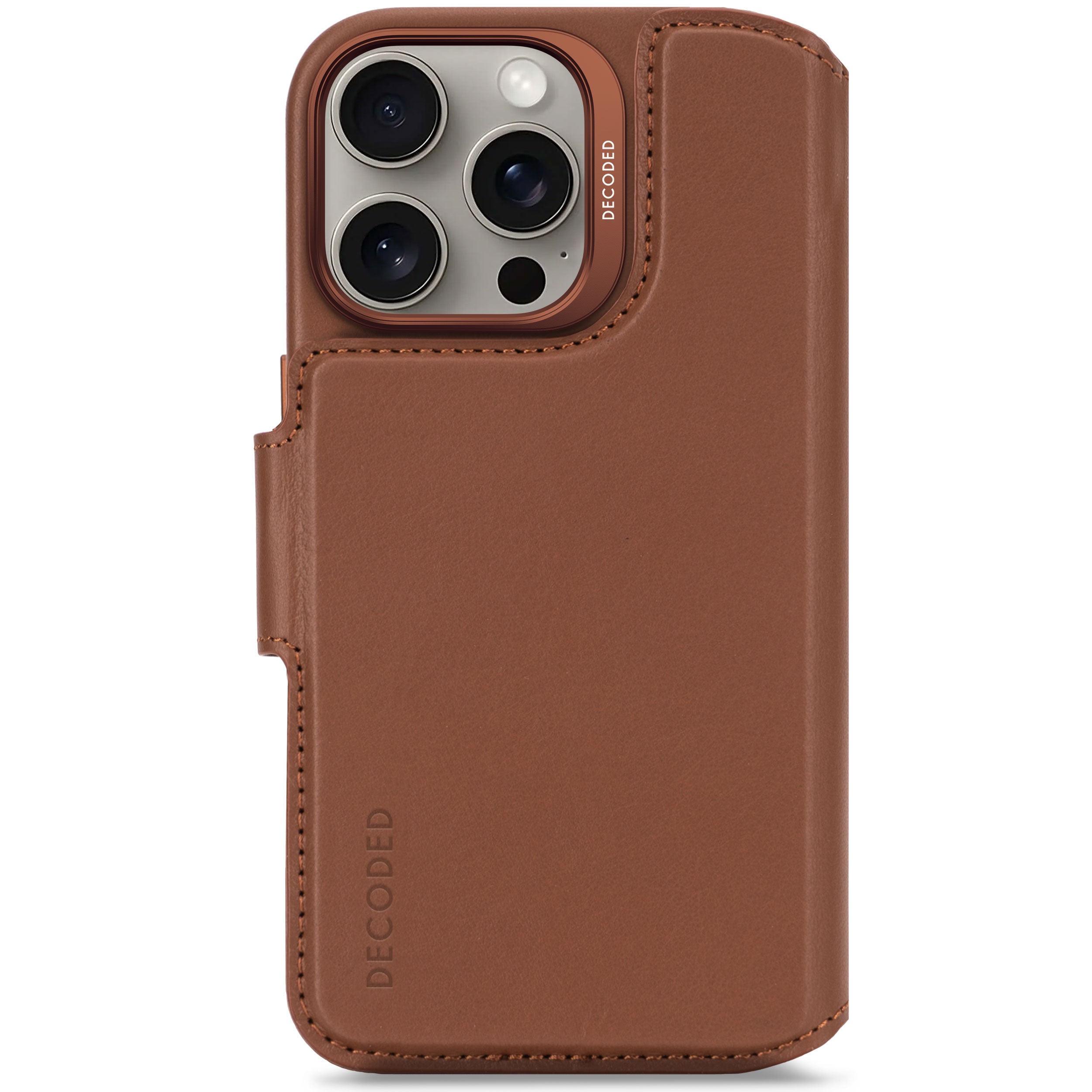 Decoded Leather Detachable Wallet Case | Tan Brown | iPhone 16 Pro Decoded Leather Detachable Wallet Case | Tan Brown | iPhone 16 Pro