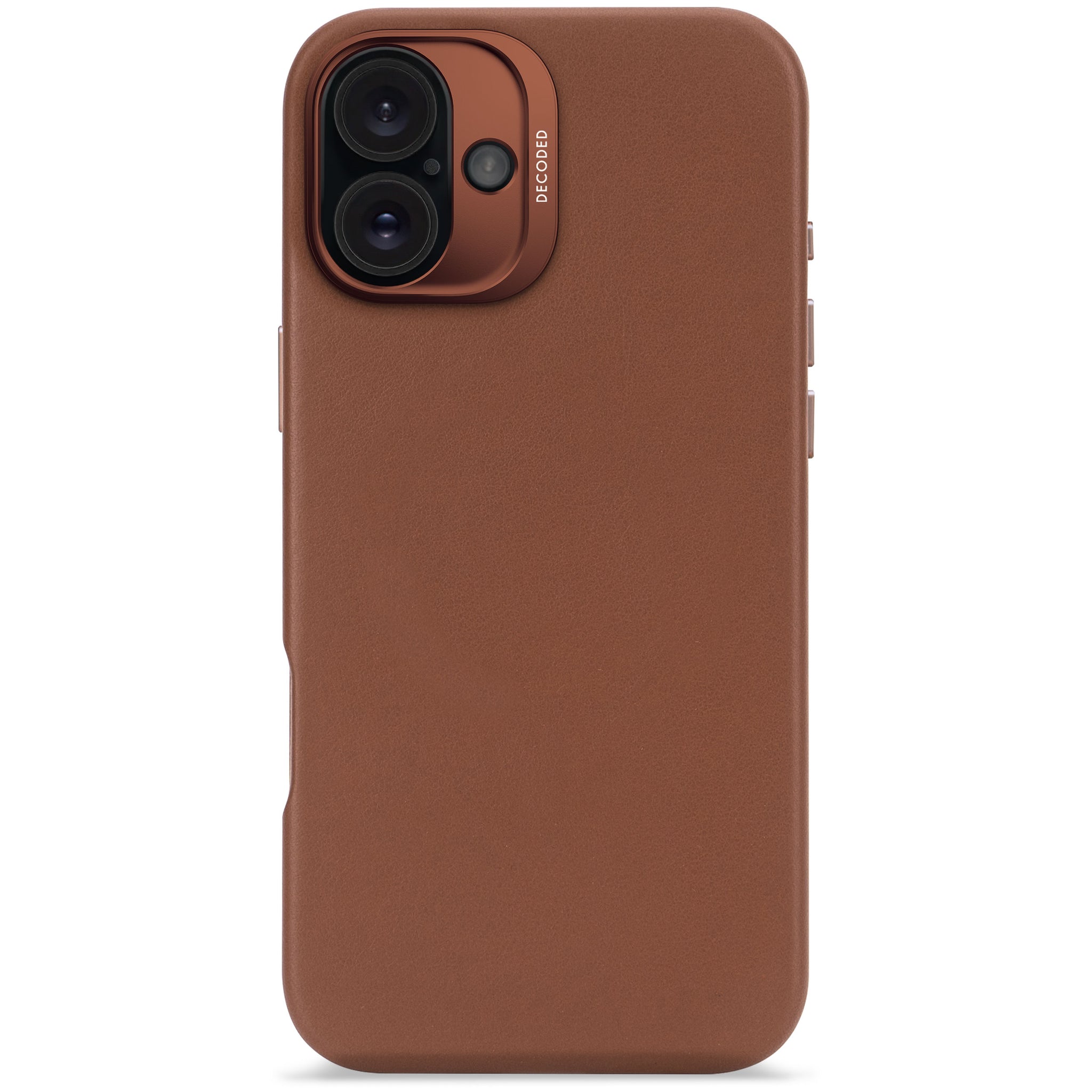 Leather Case iPhone 16 Plus - Tan Brown - DECODED – Decoded