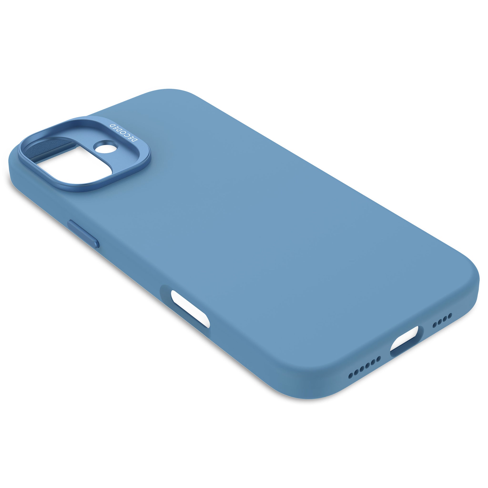 AntiMicrobial Silicone Case iPhone 16 Plus - Air Blue -DECODED  Decoded