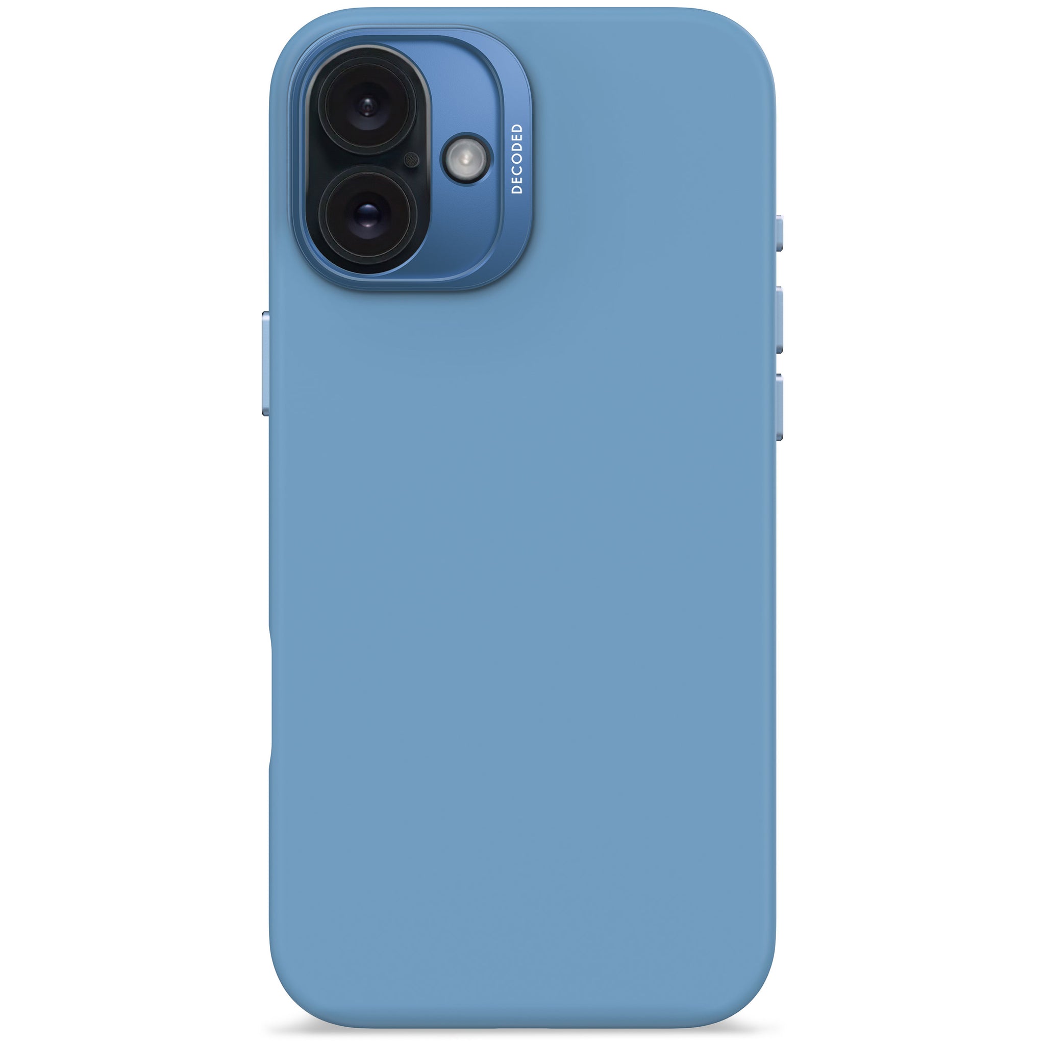 AntiMicrobial Silicone Case iPhone 16 Plus - Air Blue -DECODED