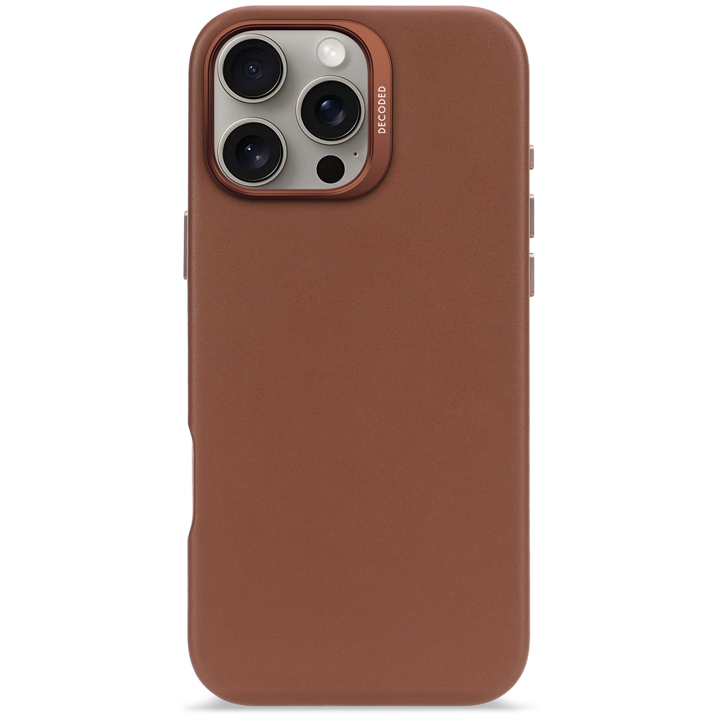 Leather Case iPhone 16 Pro Max - Tan Brown Leather Case iPhone 16 Pro Max - Tan Brown