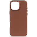 Étui En Cuir Véritable Suncase Pour IPhone 16 (6,1") - Ultra Fin, Languette D'extraction, Couleur Cognac Brûlé, Fabriqué à La Main - 11
