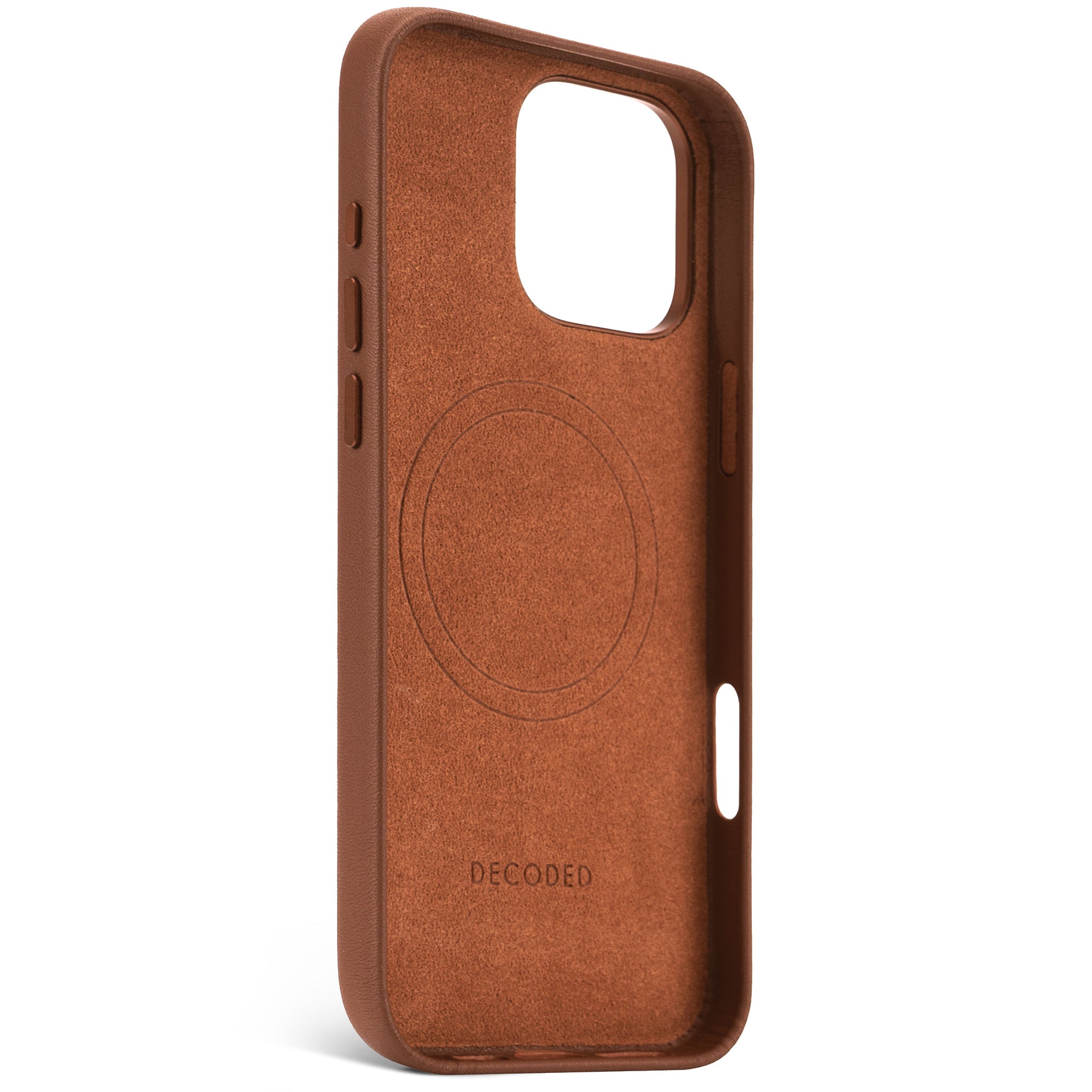 Leather Case iPhone 16 Pro Max - Tan Brown - DECODED – Decoded