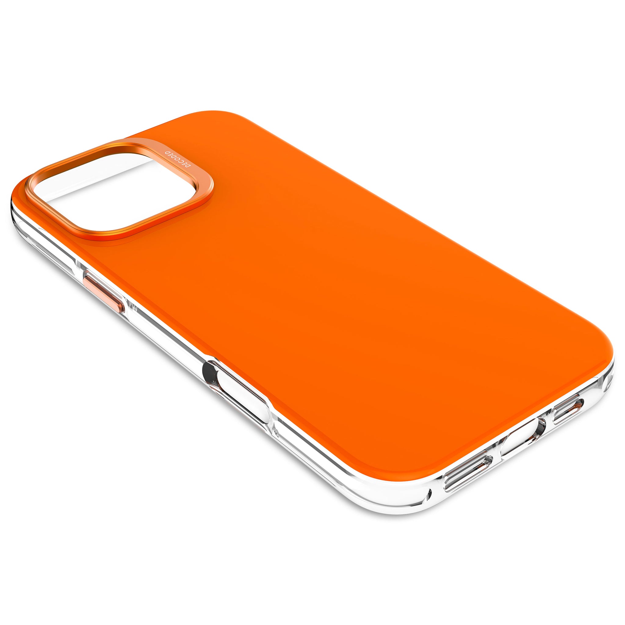 Recycled Plastic Resin Back Cover | Tangerine Orange | iPhone 16