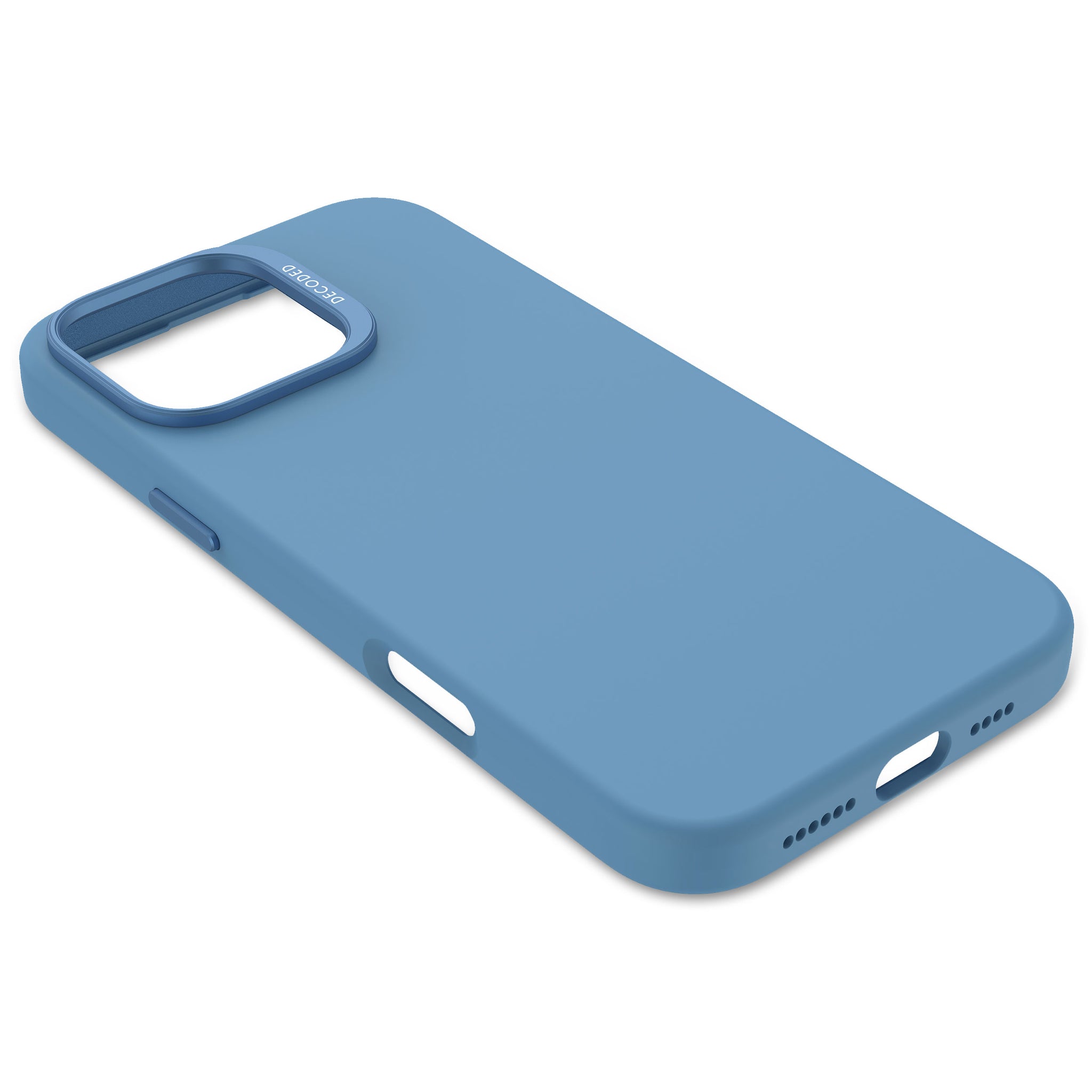 【ken】SKYLRK iPhone16 Pro Case スーパーブルー AntiMicrobial Silicone Case iPhone 16 Pro - Air Blue - DECODED