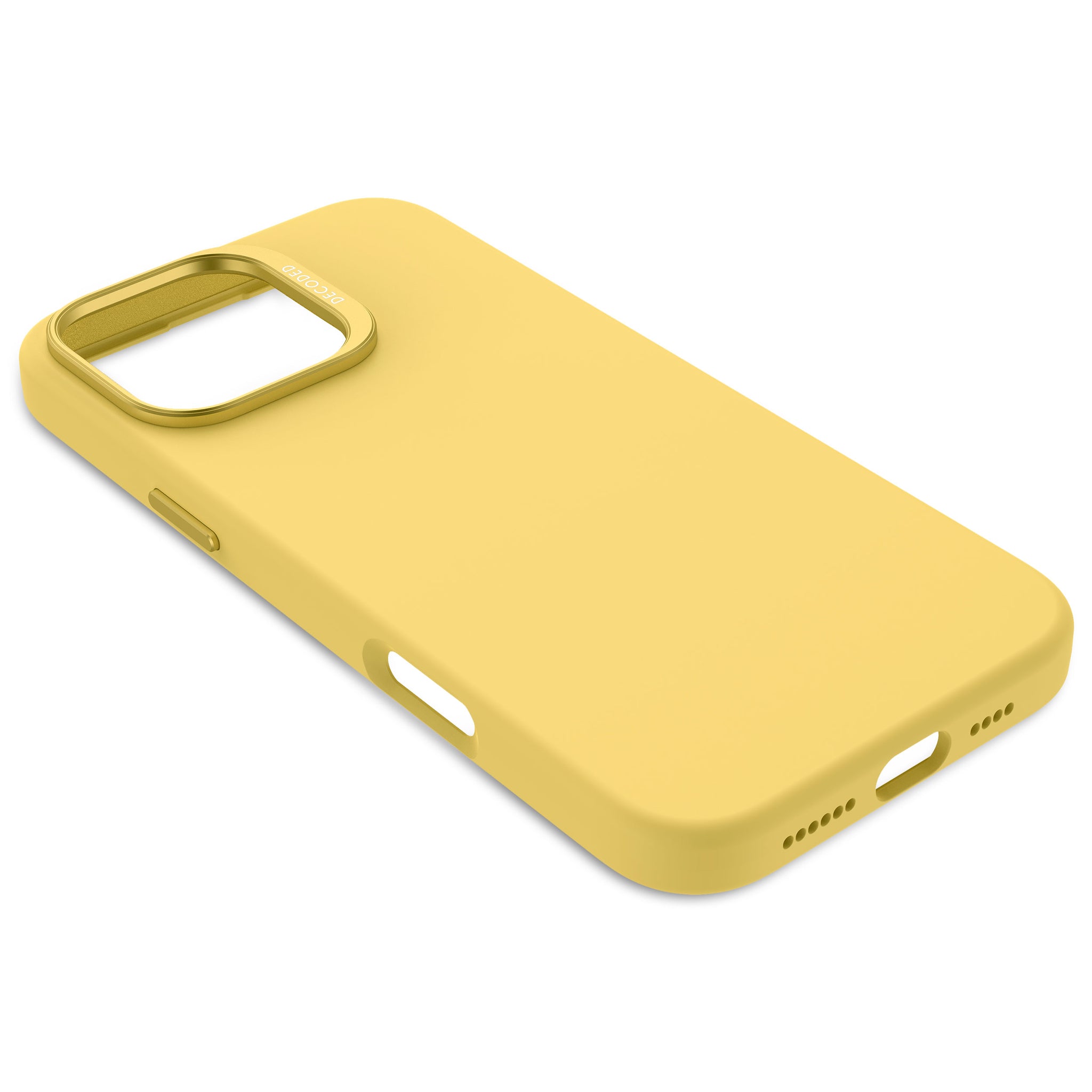 AntiMicrobial Silicone Case iPhone 16 Pro Max - Popcorn Yellow