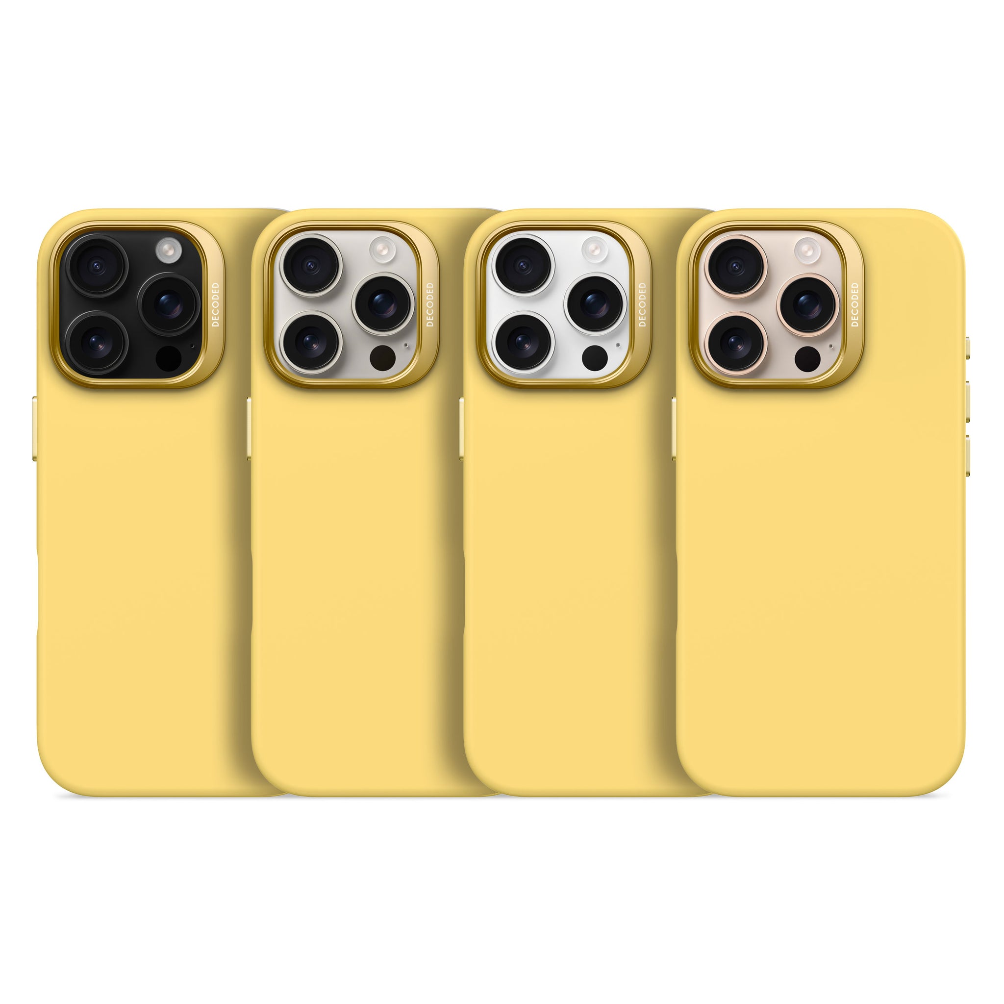AntiMicrobial Silicone Case iPhone 16 Pro Max - Popcorn Yellow