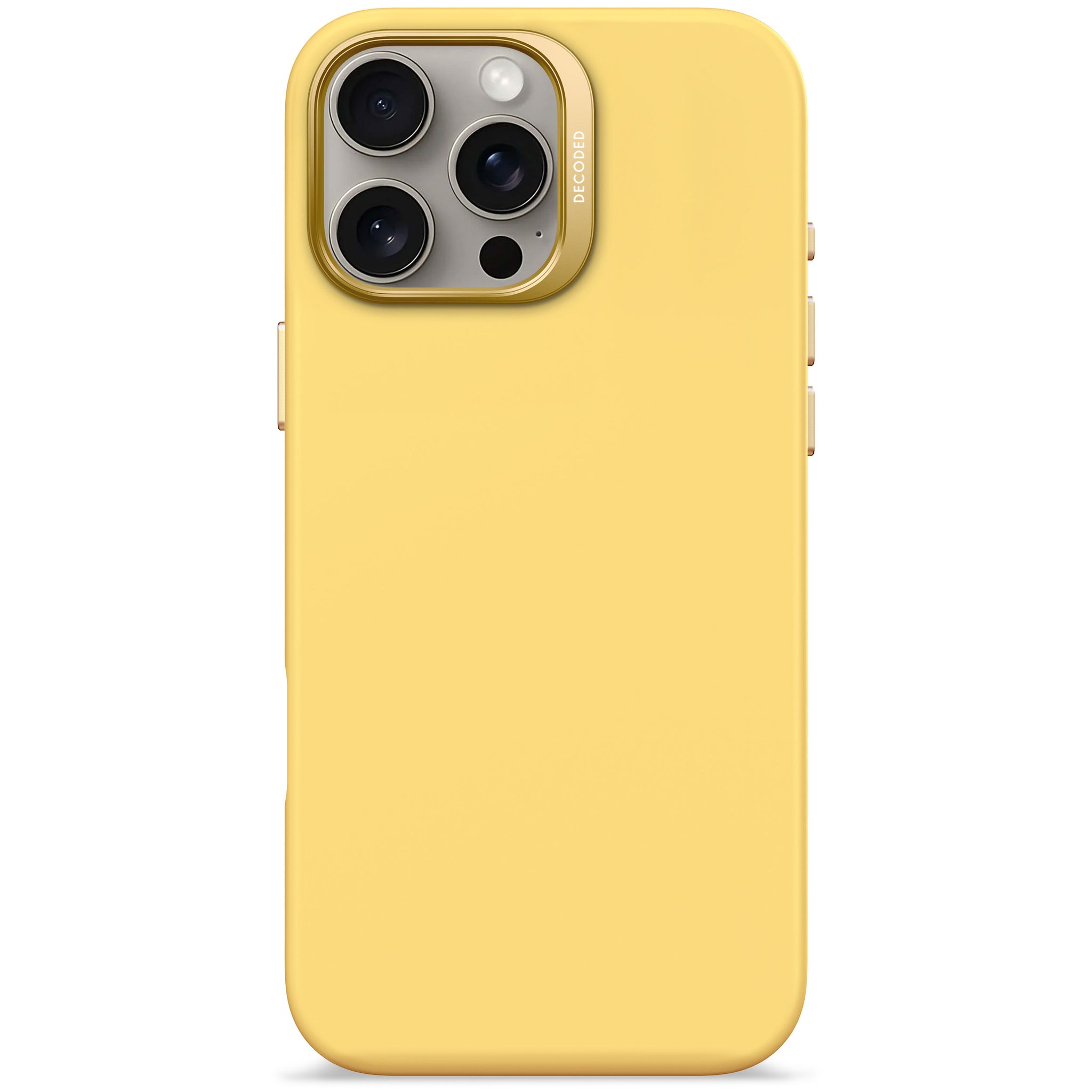 AntiMicrobial Silicone Case iPhone 16 Pro Max - Popcorn Yellow
