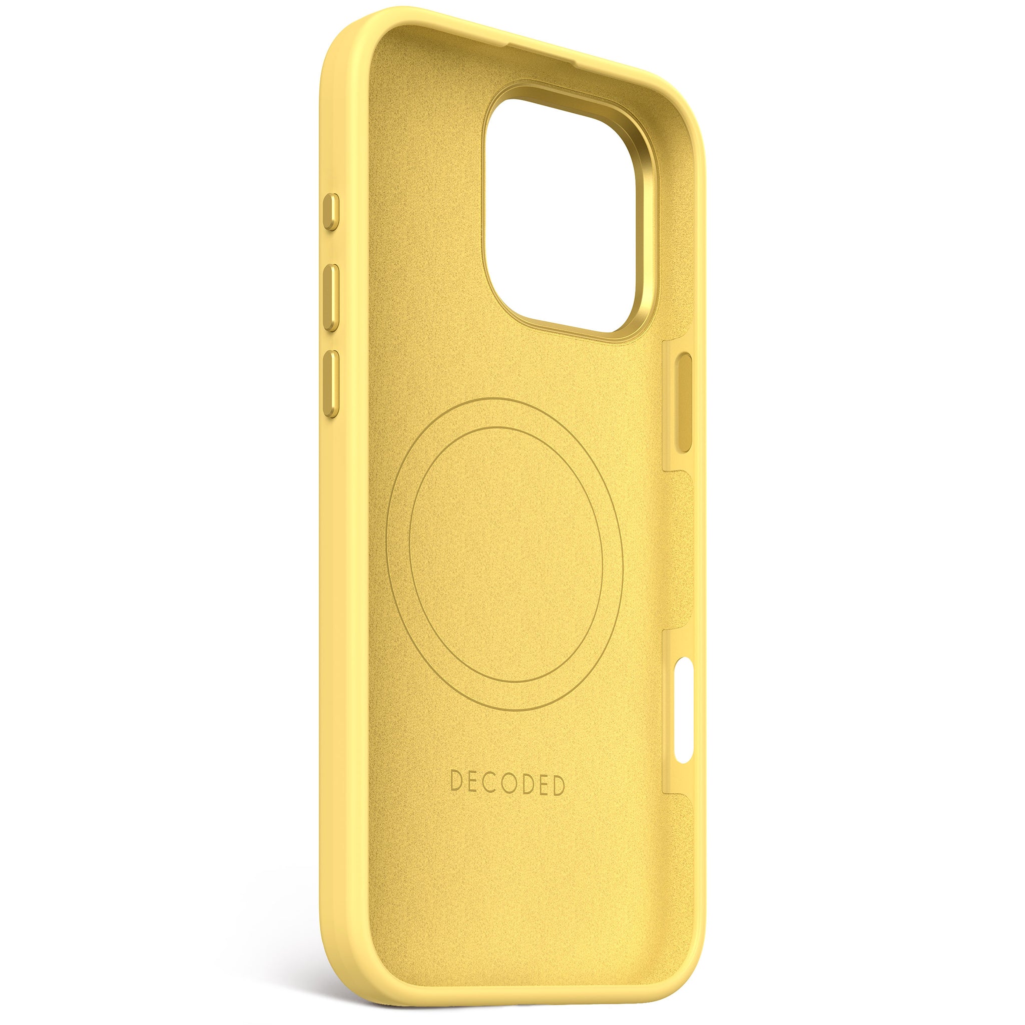 AntiMicrobial Silicone Case iPhone 16 Pro Max - Popcorn Yellow