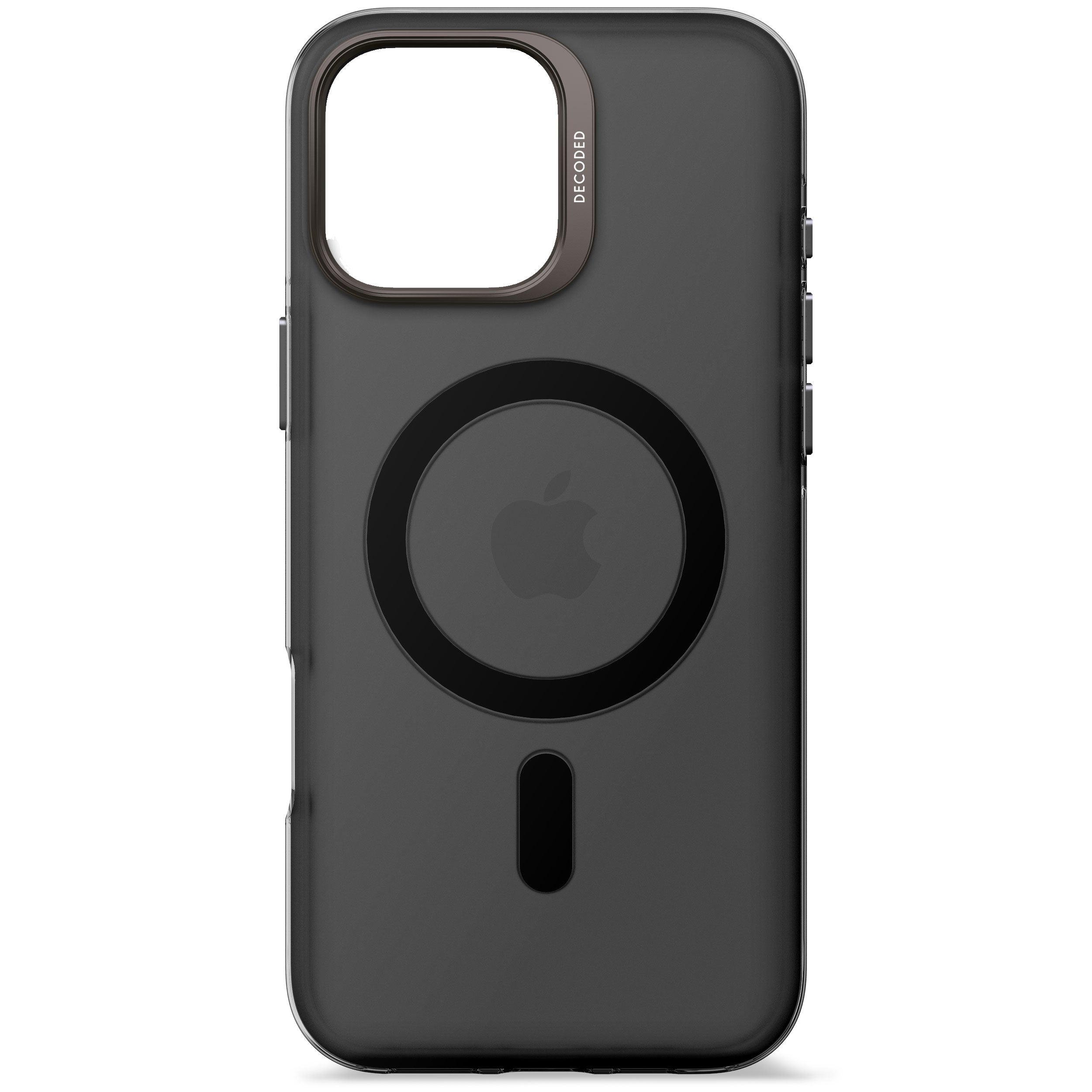Recycled Plastic Transparent Clear Case | Frosted Black Transparent | iPhone 16 Pro Max Recycled Plastic Transparent Clear Case | Frosted Black Transparent | iPhone 16 Pro Max