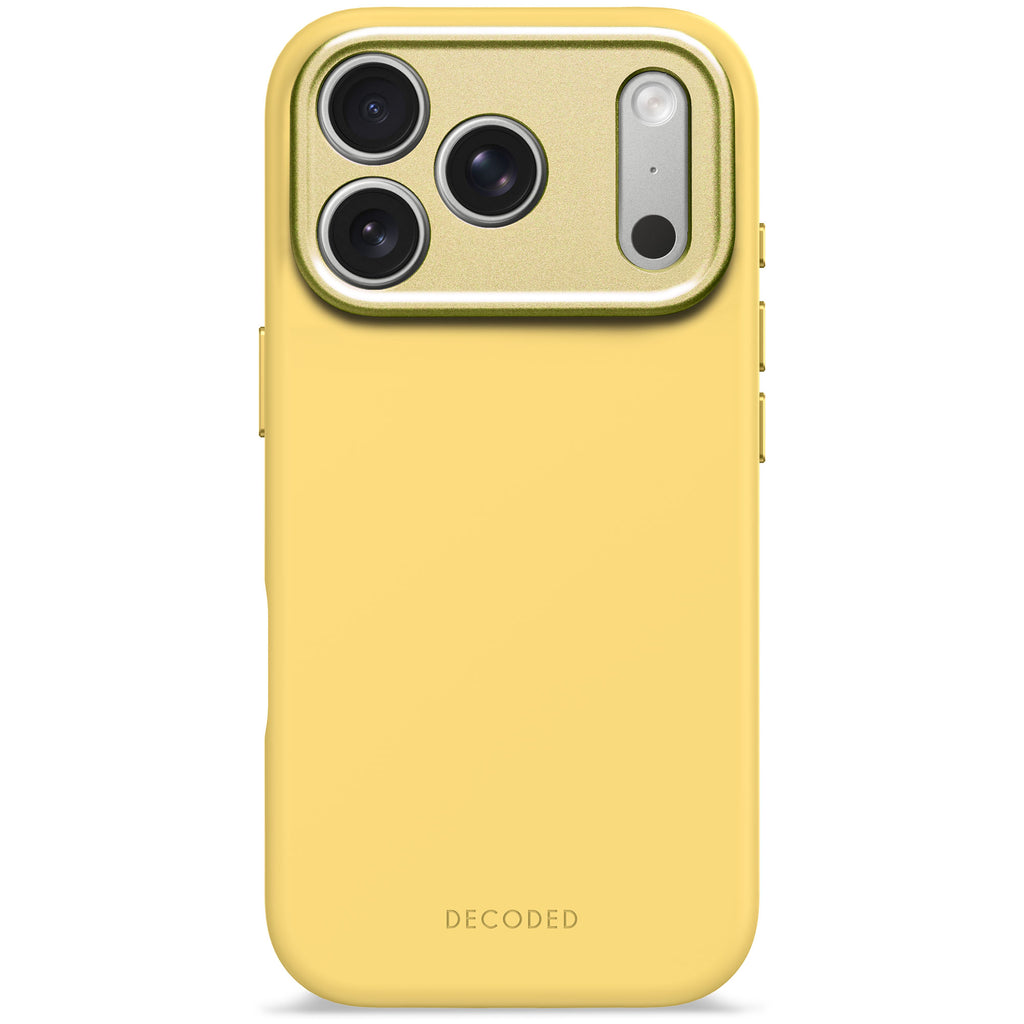 AntiMicrobial Silicone Case iPhone 17 Pro Max - Yuma Yellow