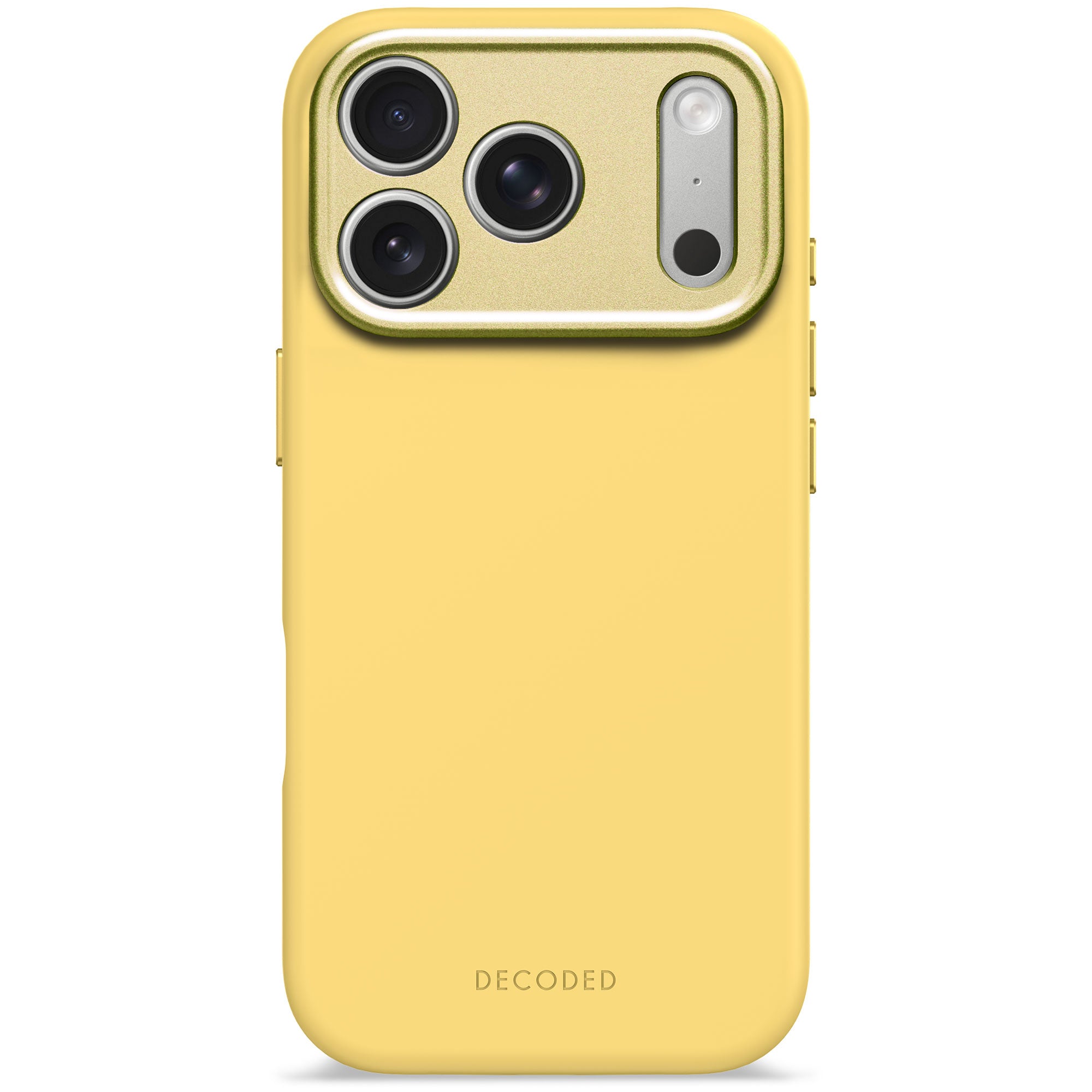 AntiMicrobial Silicone Case iPhone 17 Pro - Yuma Yellow - DECODED