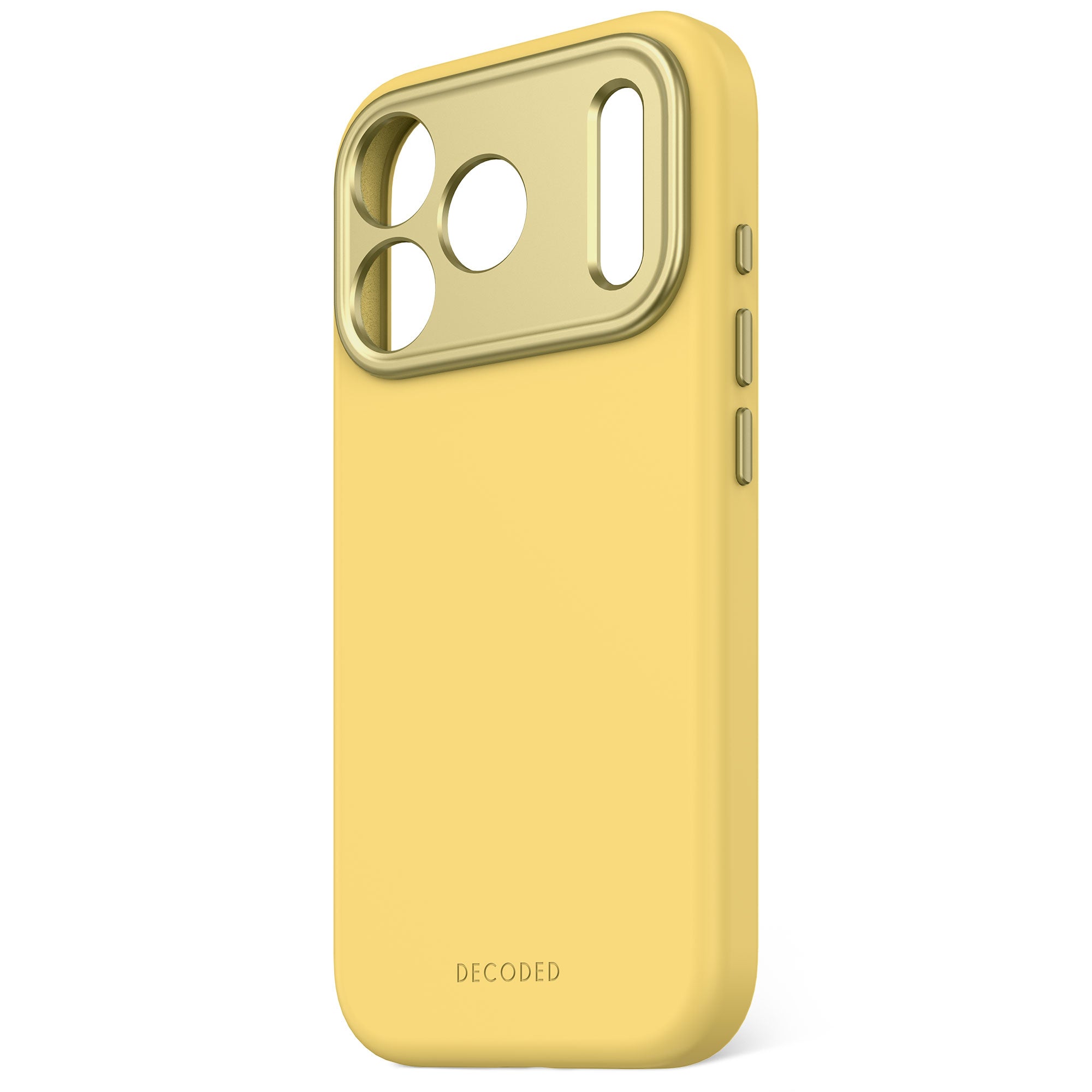 AntiMicrobial Silicone Case iPhone 17 Pro - Yuma Yellow - DECODED – Decoded