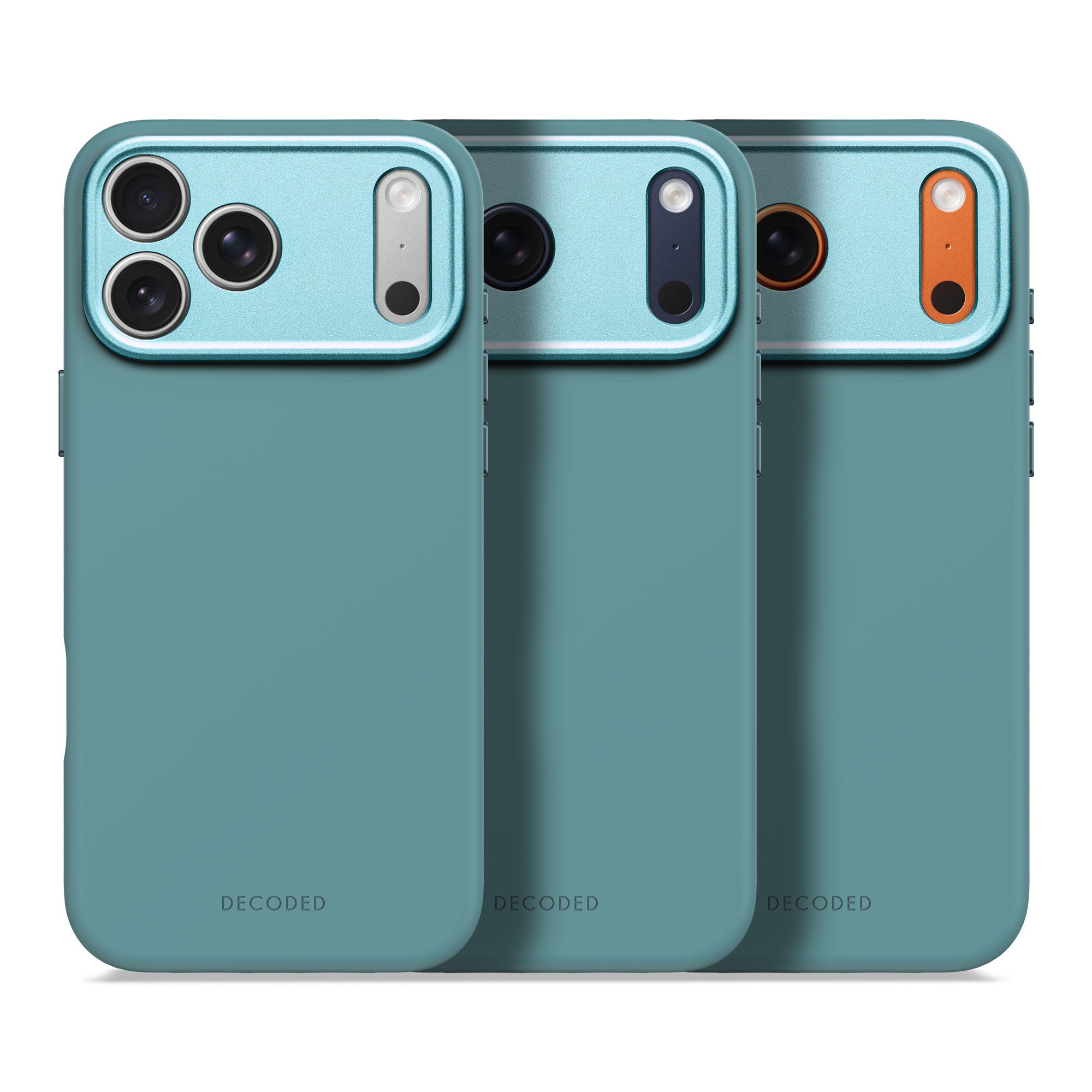 AntiMicrobial Silicone Case | Retro Blue | iPhone 17 Pro Max